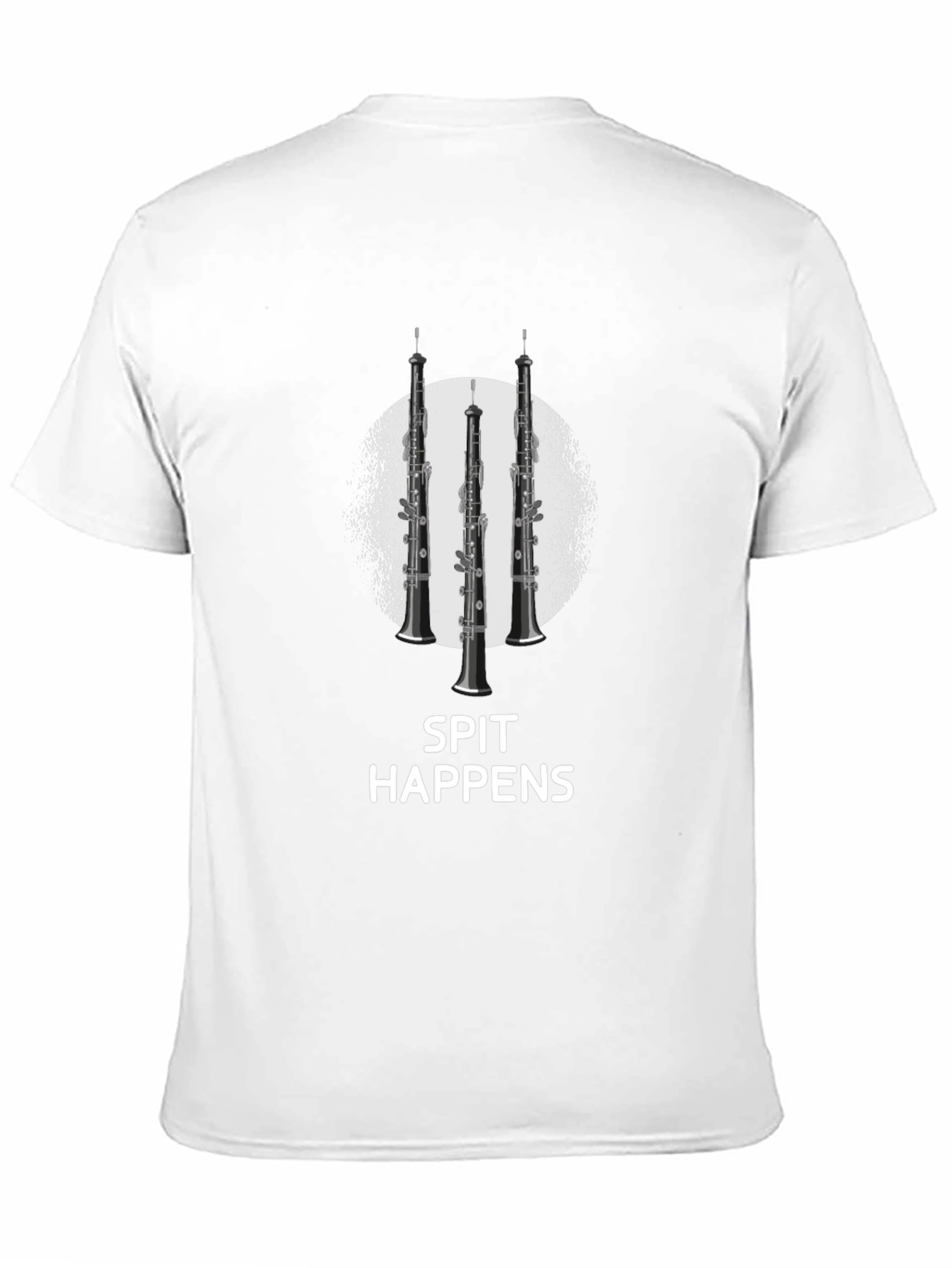 Spit Happens Oboe T-Shirt - Band Humor Tee