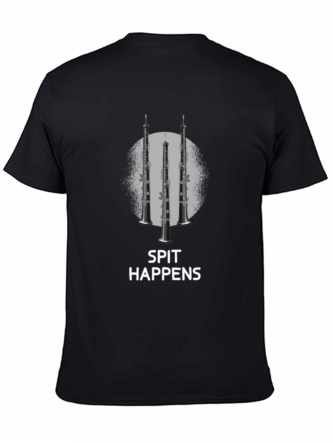 Spit Happens Oboe T-Shirt - Band Humor Tee