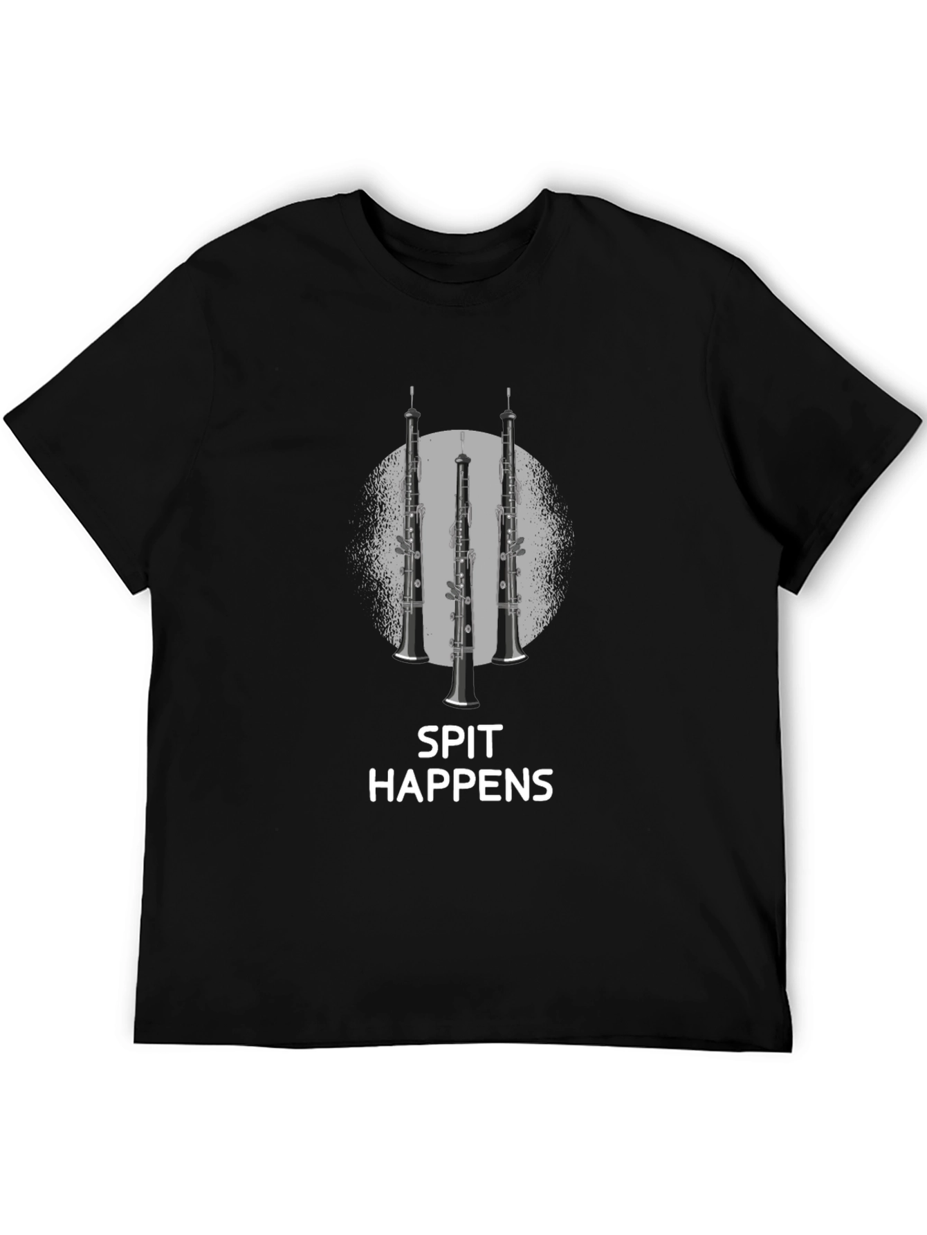 Spit Happens Oboe T-Shirt - Band Humor Tee