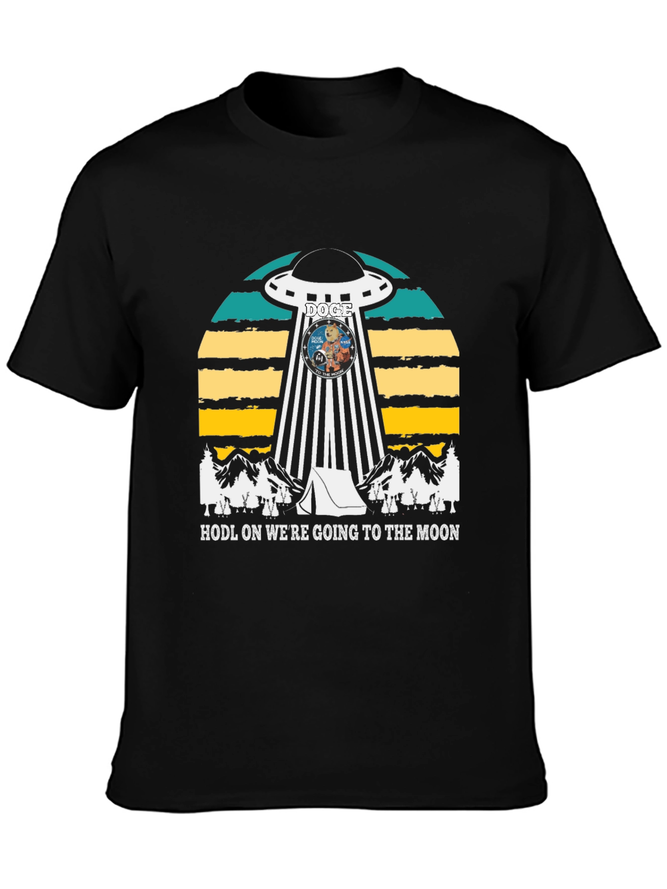 Hodl On Were Going to the Moon T-Shirt