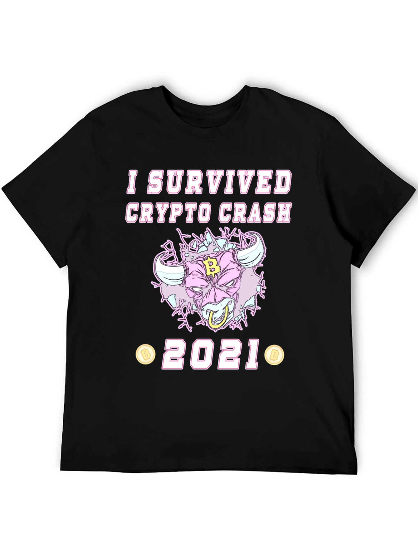 I Survived Crypto Crash 2021 Graphic Tee