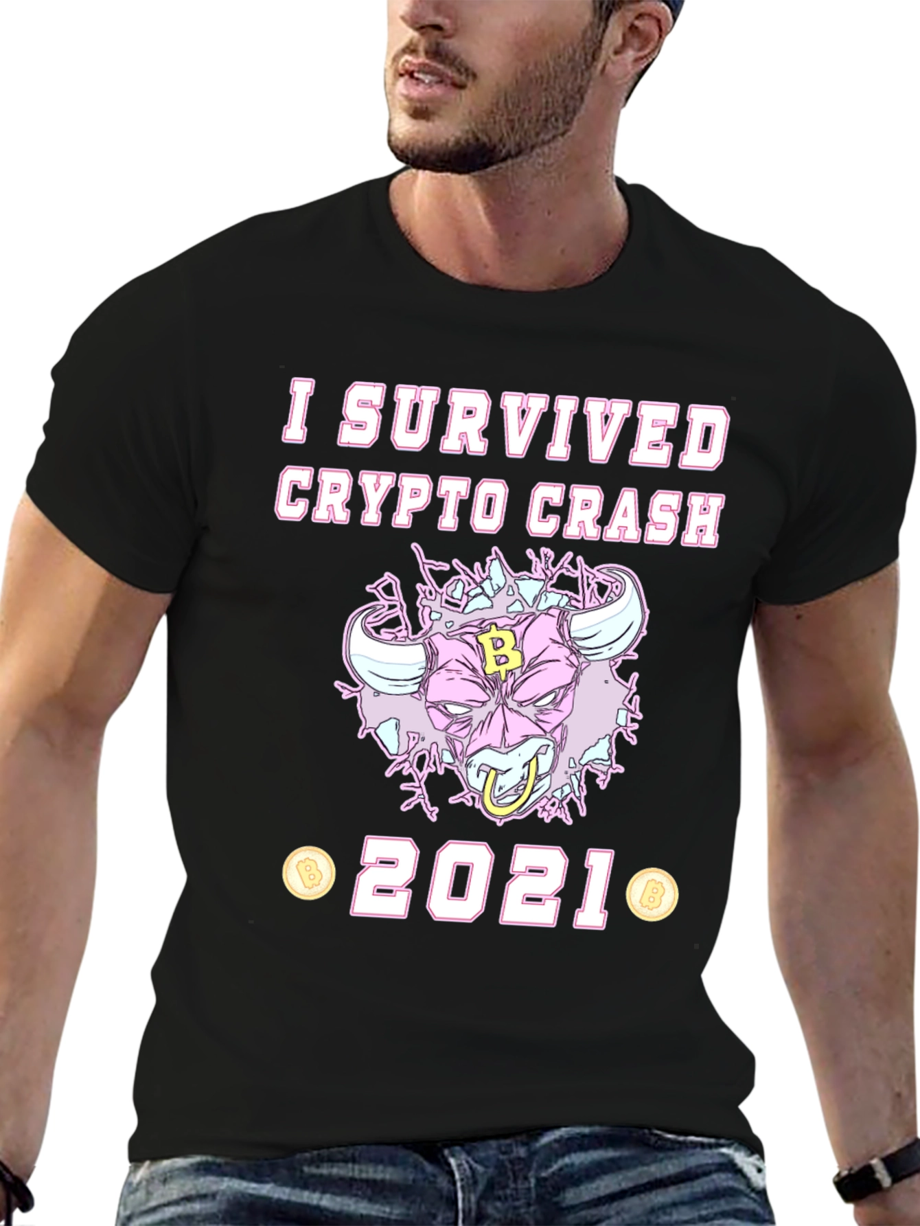I Survived Crypto Crash 2021 Graphic Tee