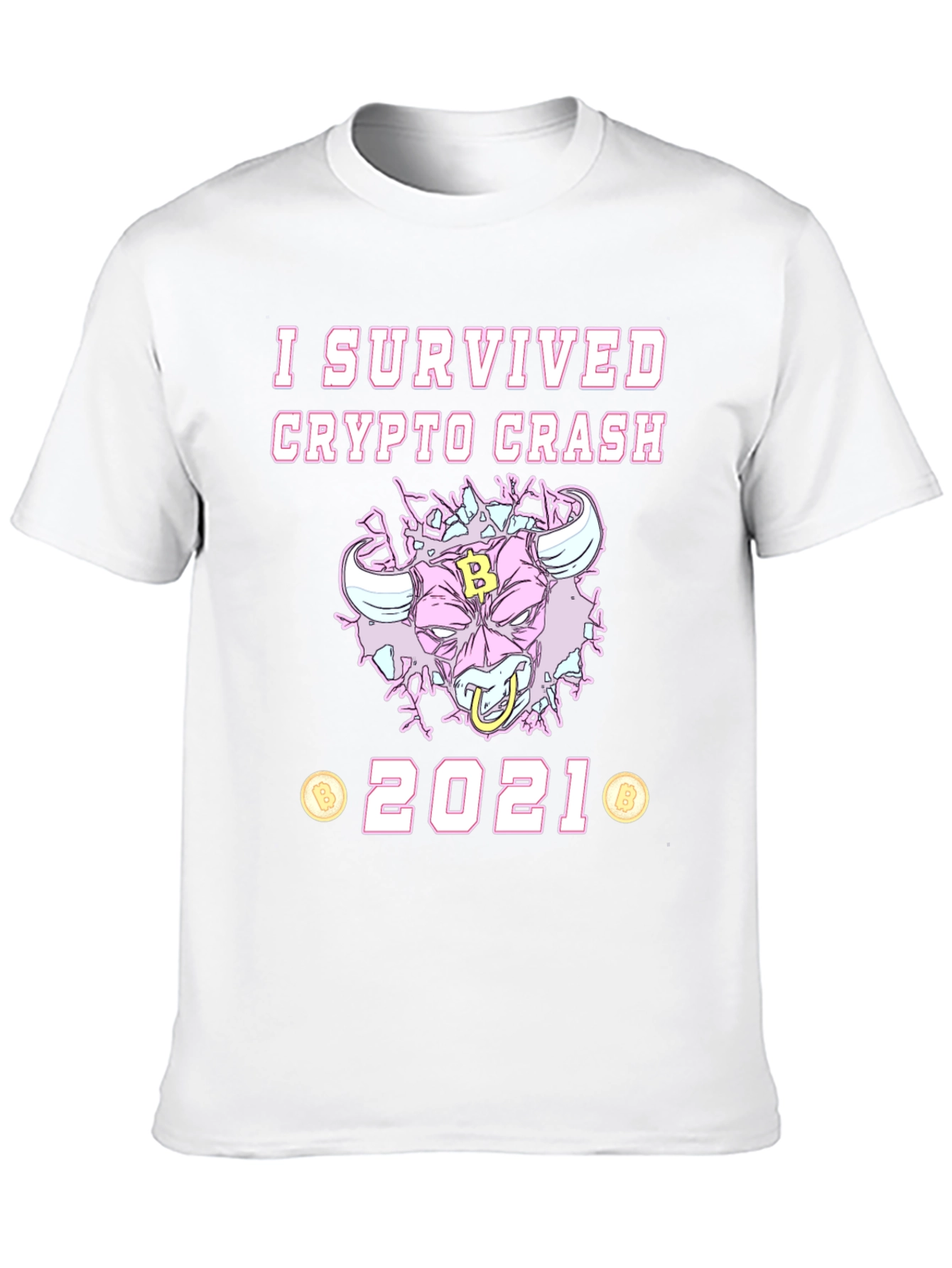 I Survived Crypto Crash 2021 Graphic Tee