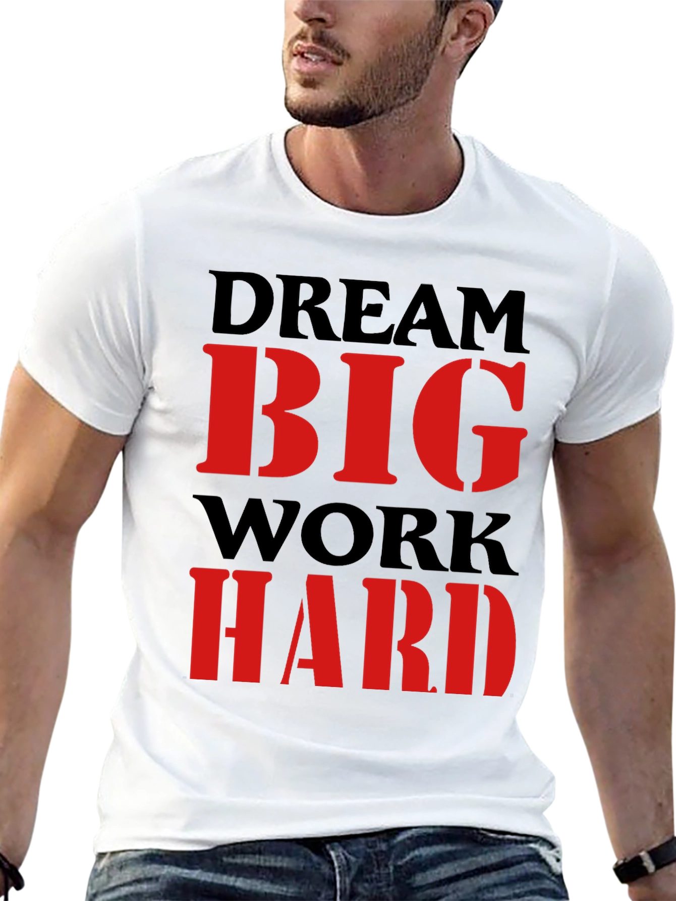 Dream Big Work Hard Graphic Tee