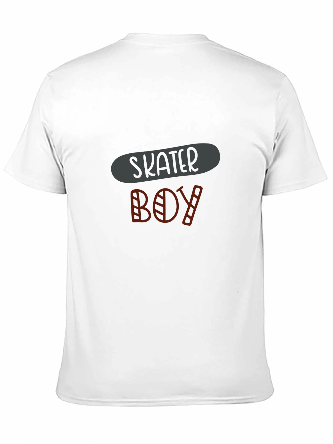 Skater Boy Graphic Tee - Black Cotton Comfort