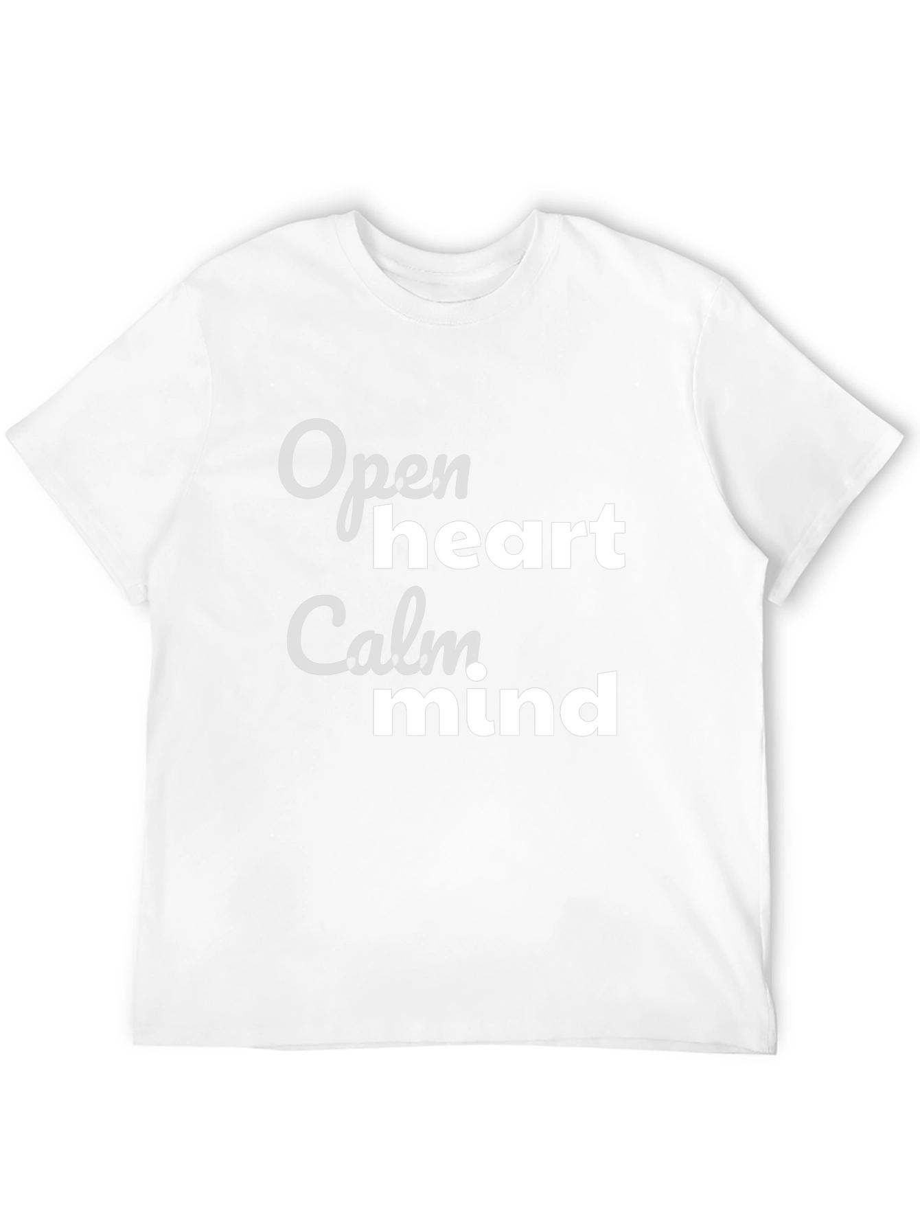 Open Heart Calm Mind Graphic T-Shirt
