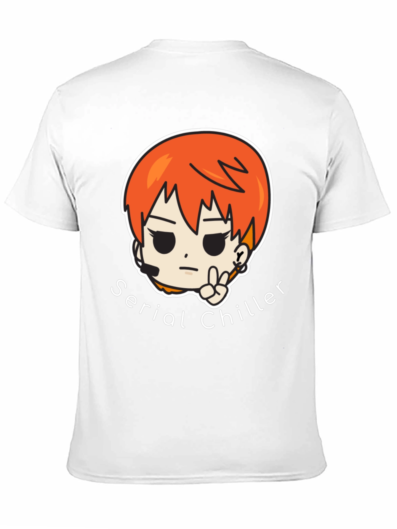 Serial Chiller Graphic Tee - Black Unisex T-Shirt