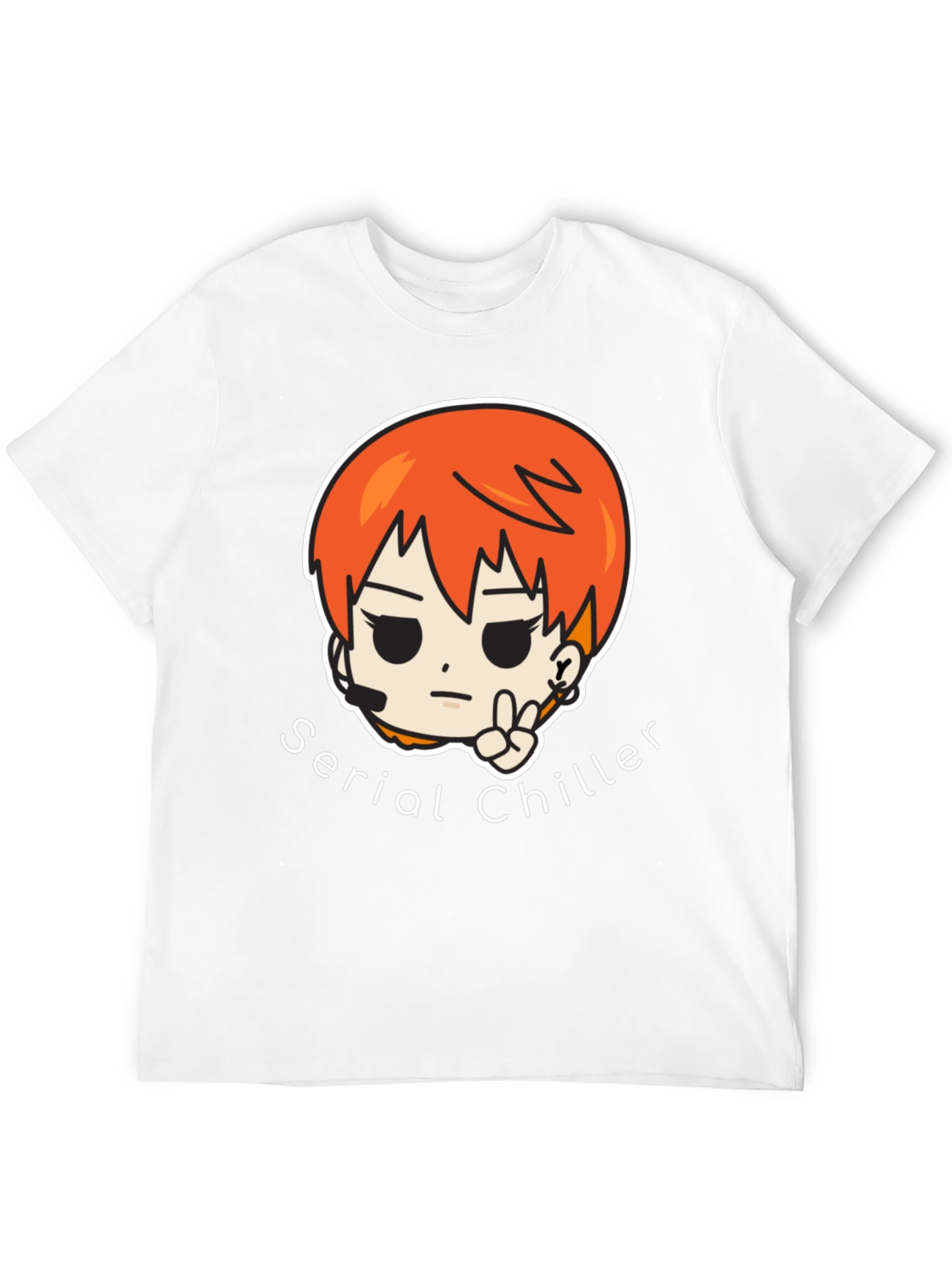 Serial Chiller Graphic Tee - Black Unisex T-Shirt