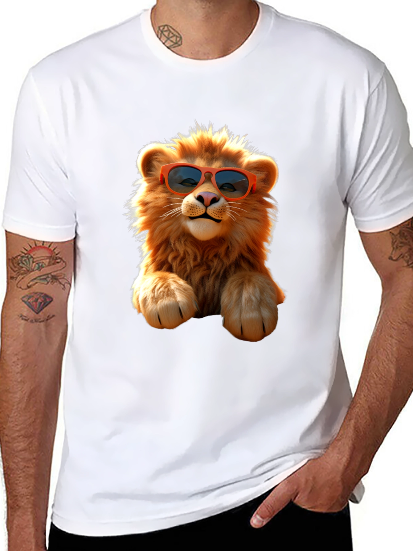 Cool Lion Graphic Tee