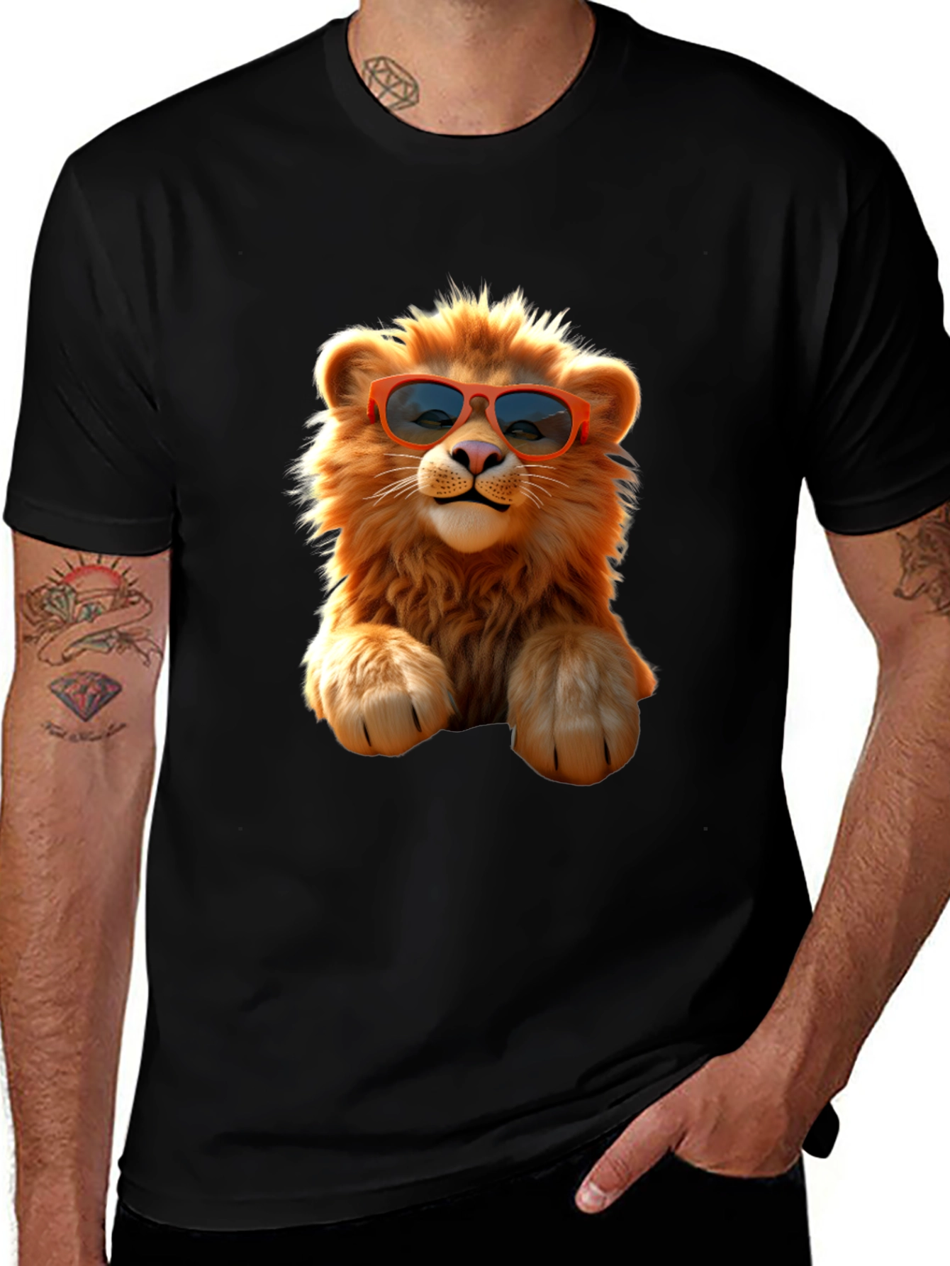 Cool Lion Graphic Tee