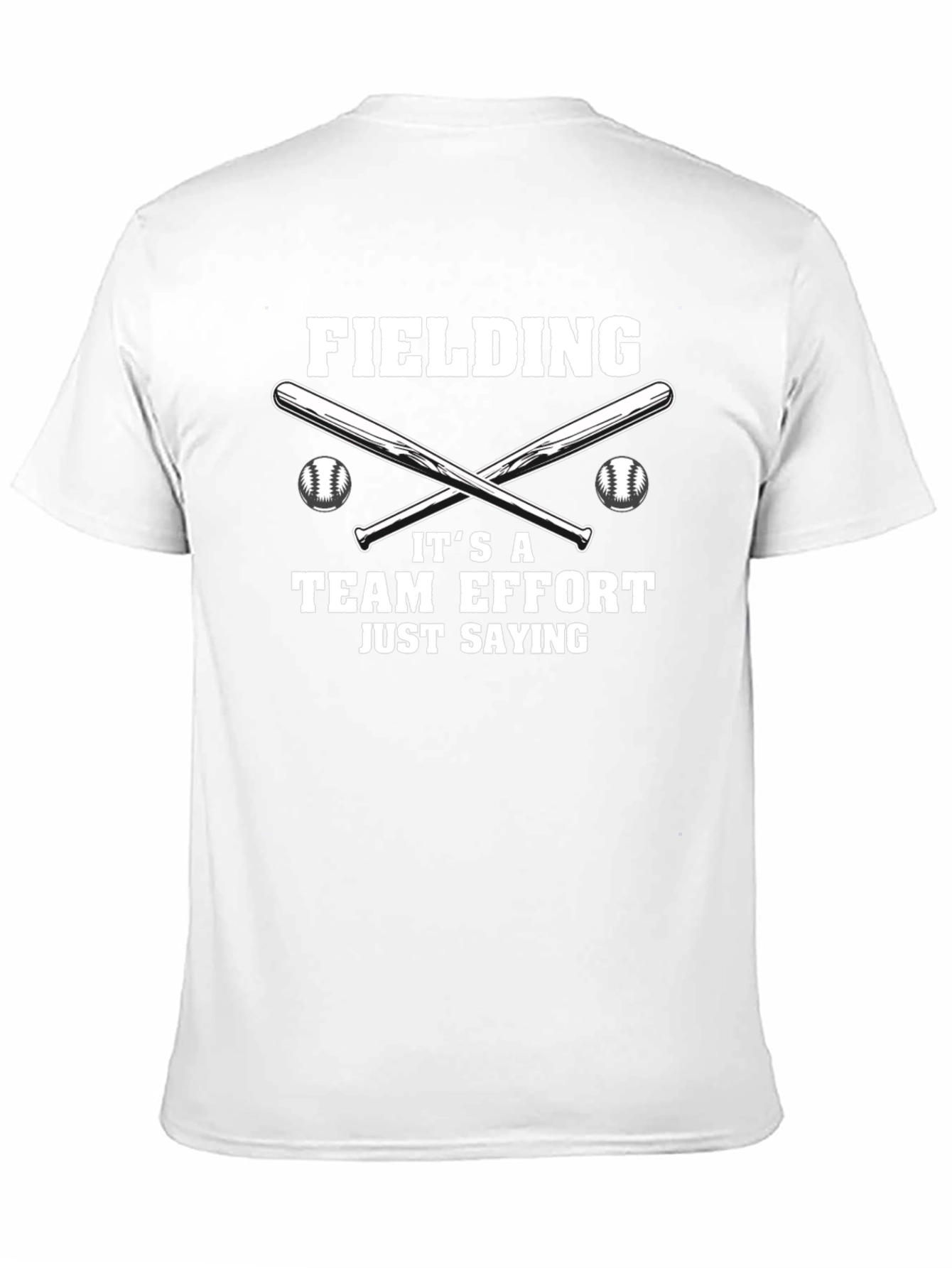 Fielding Team Effort Baseball Graphic Tee