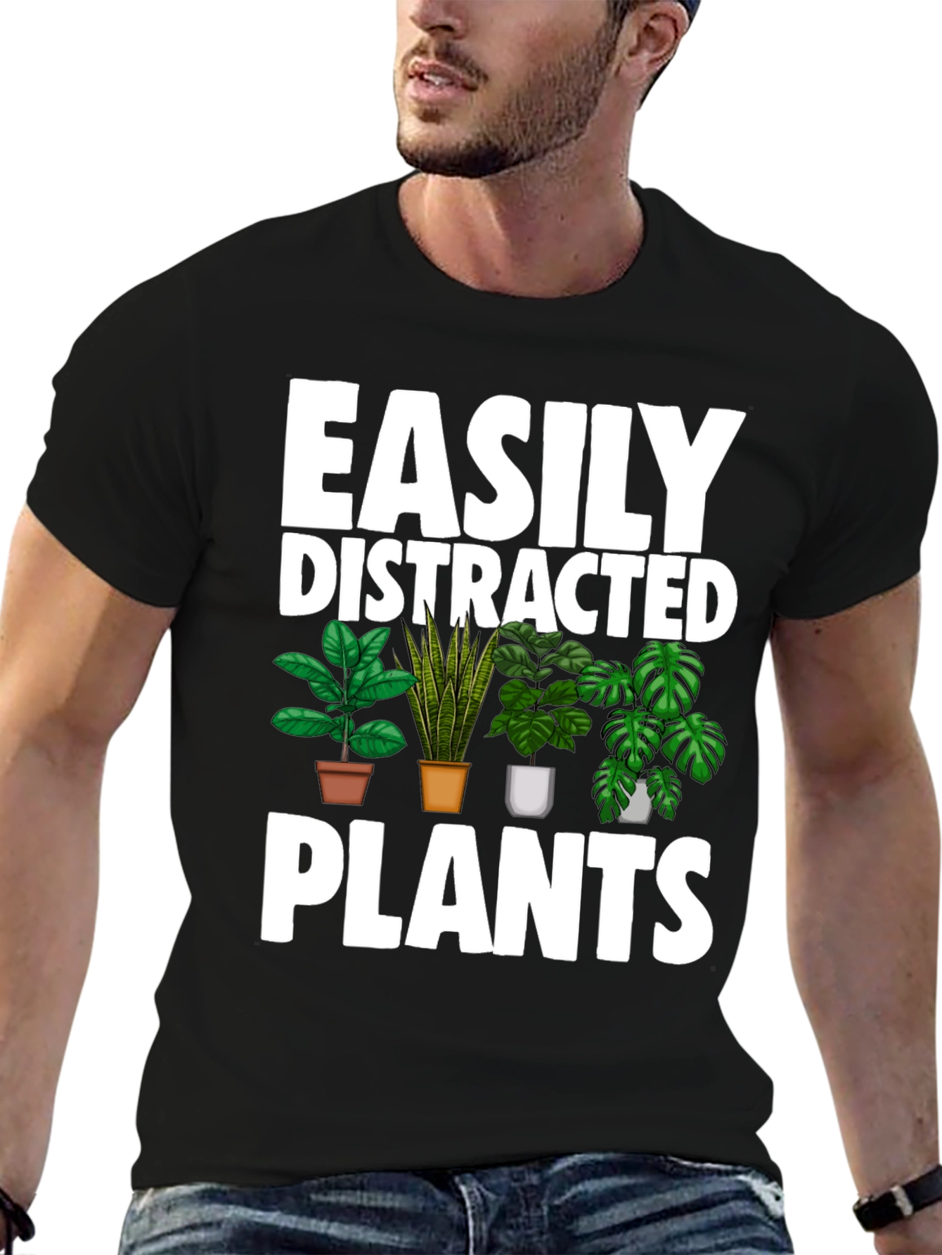 Easily Distracted By Plants Graphic Tee