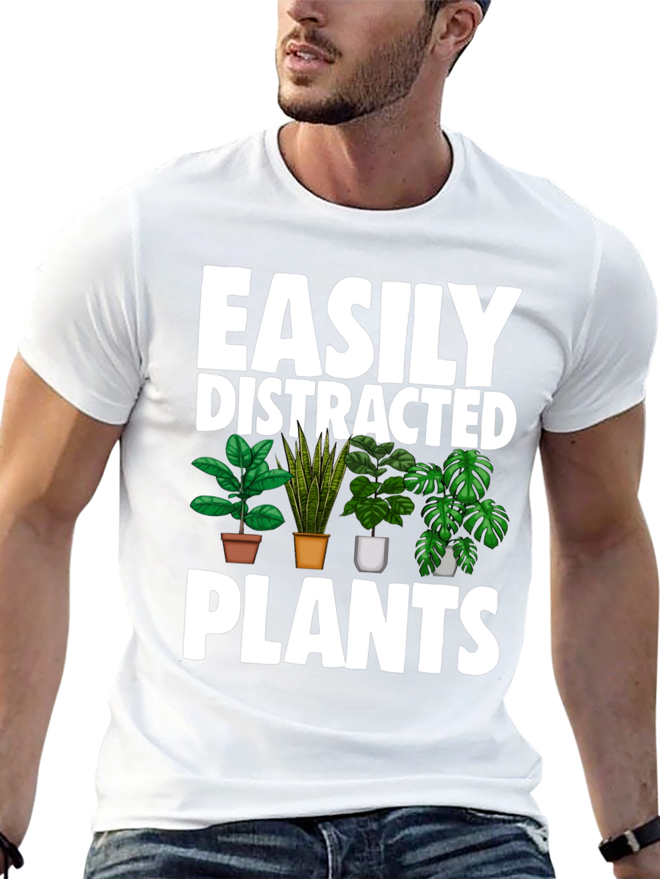 Easily Distracted By Plants Graphic Tee