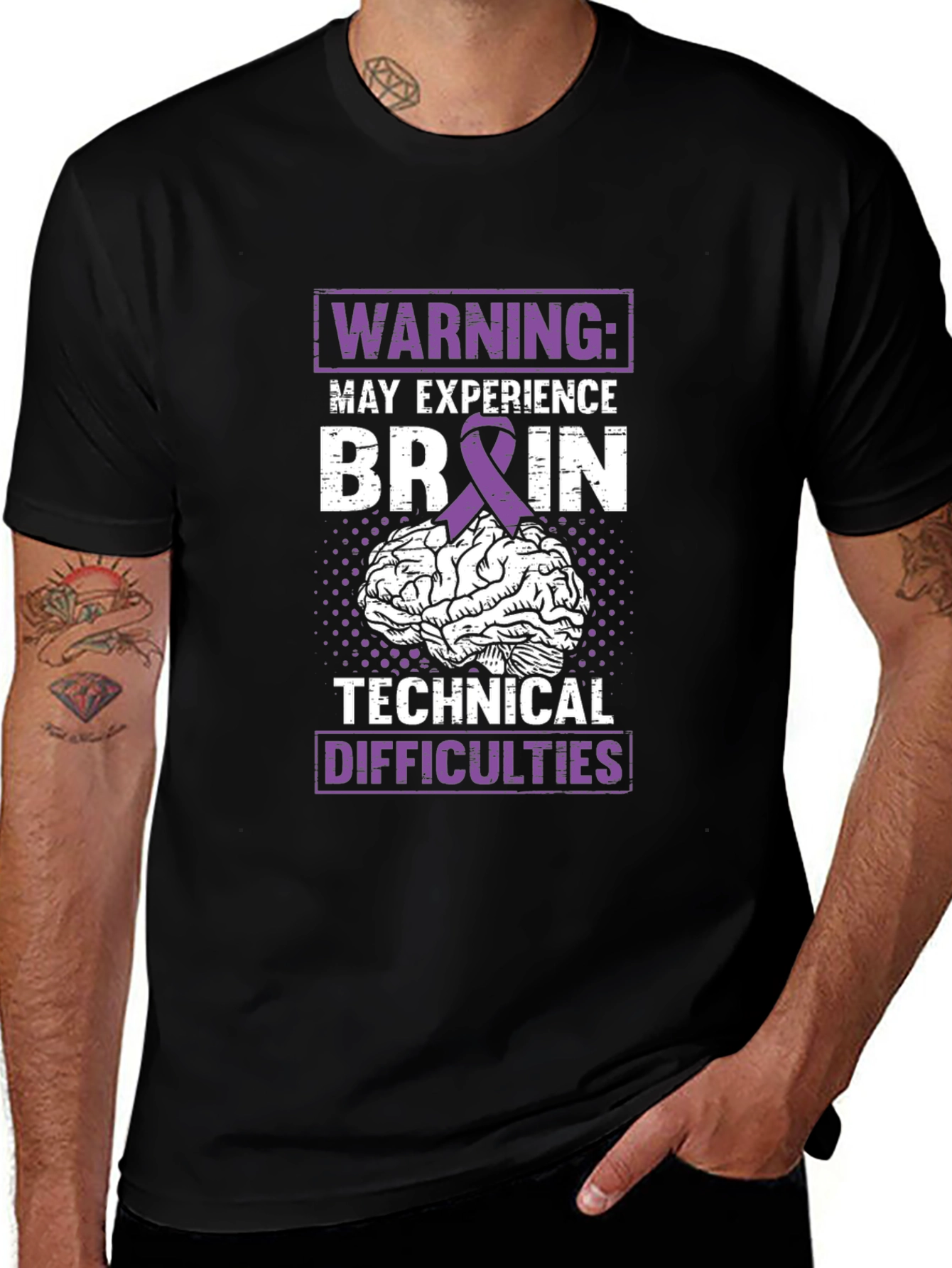 Warning May Experience Brain Technical Difficulties T-Shirt