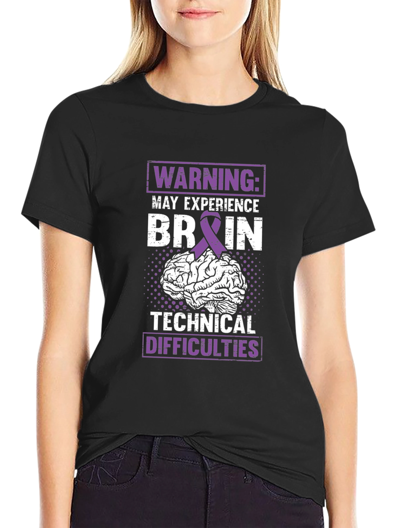 Warning May Experience Brain Technical Difficulties T-Shirt