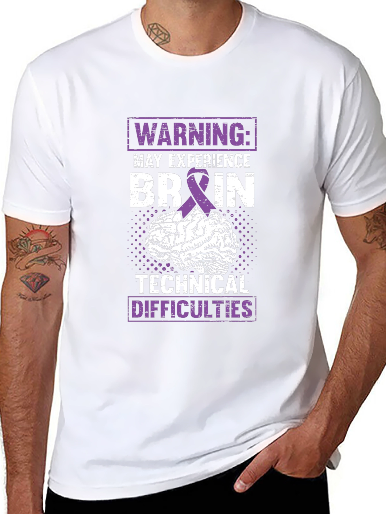 Warning May Experience Brain Technical Difficulties T-Shirt