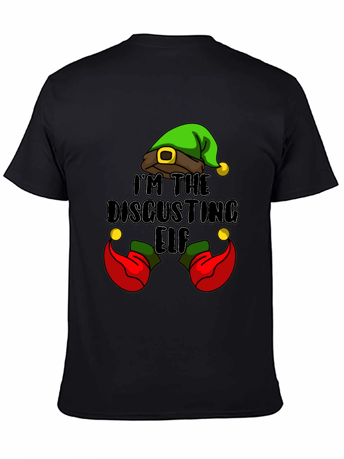 Funny Disgusting Elf Christmas Holiday T-Shirt