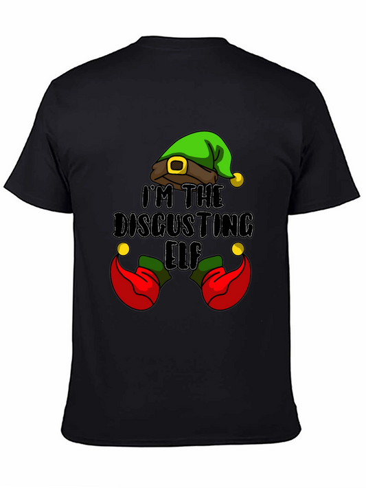 Funny Disgusting Elf Christmas Holiday T-Shirt