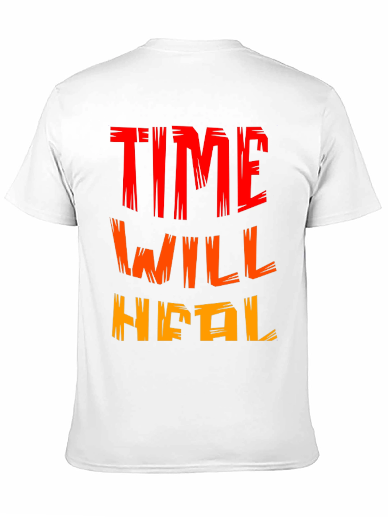 Time Will Heal Graphic Tee - Motivational Black T-Shirt
