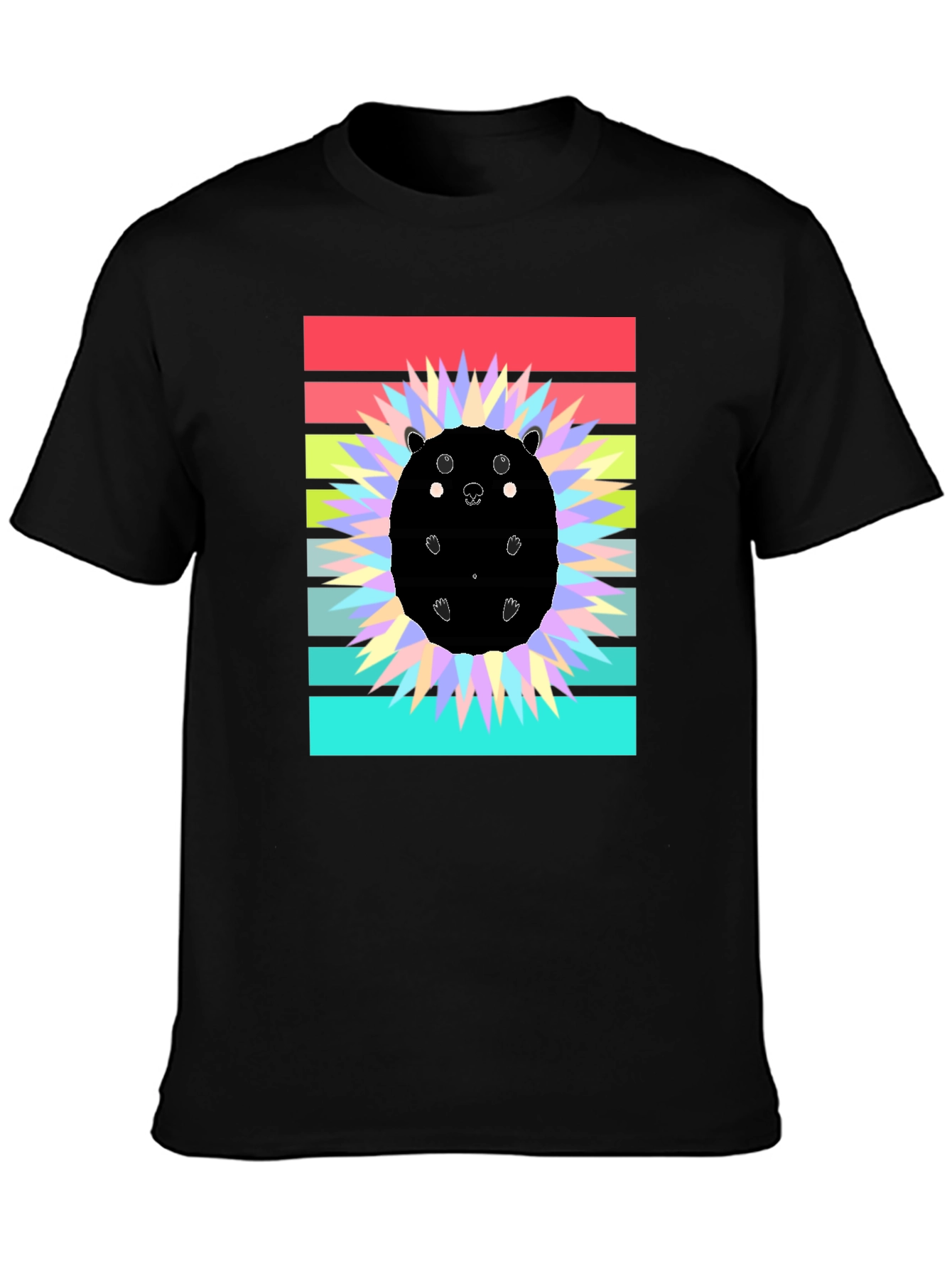 Cute Hedgehog Graphic Tee