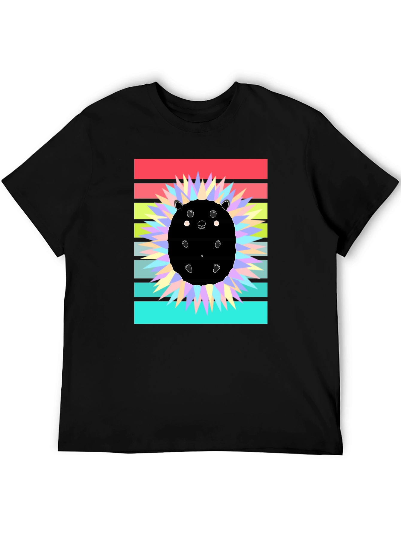 Cute Hedgehog Graphic Tee
