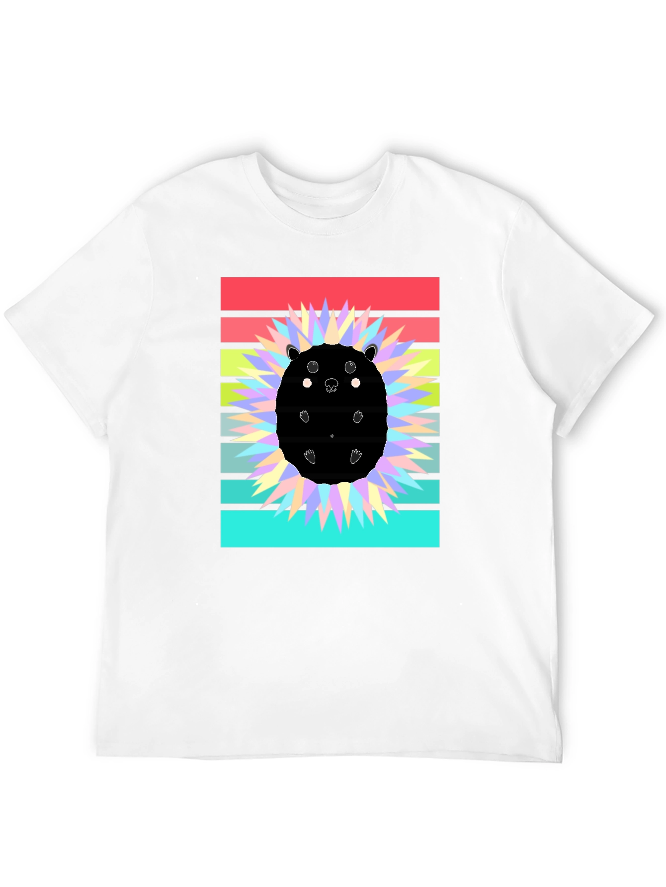 Cute Hedgehog Graphic Tee