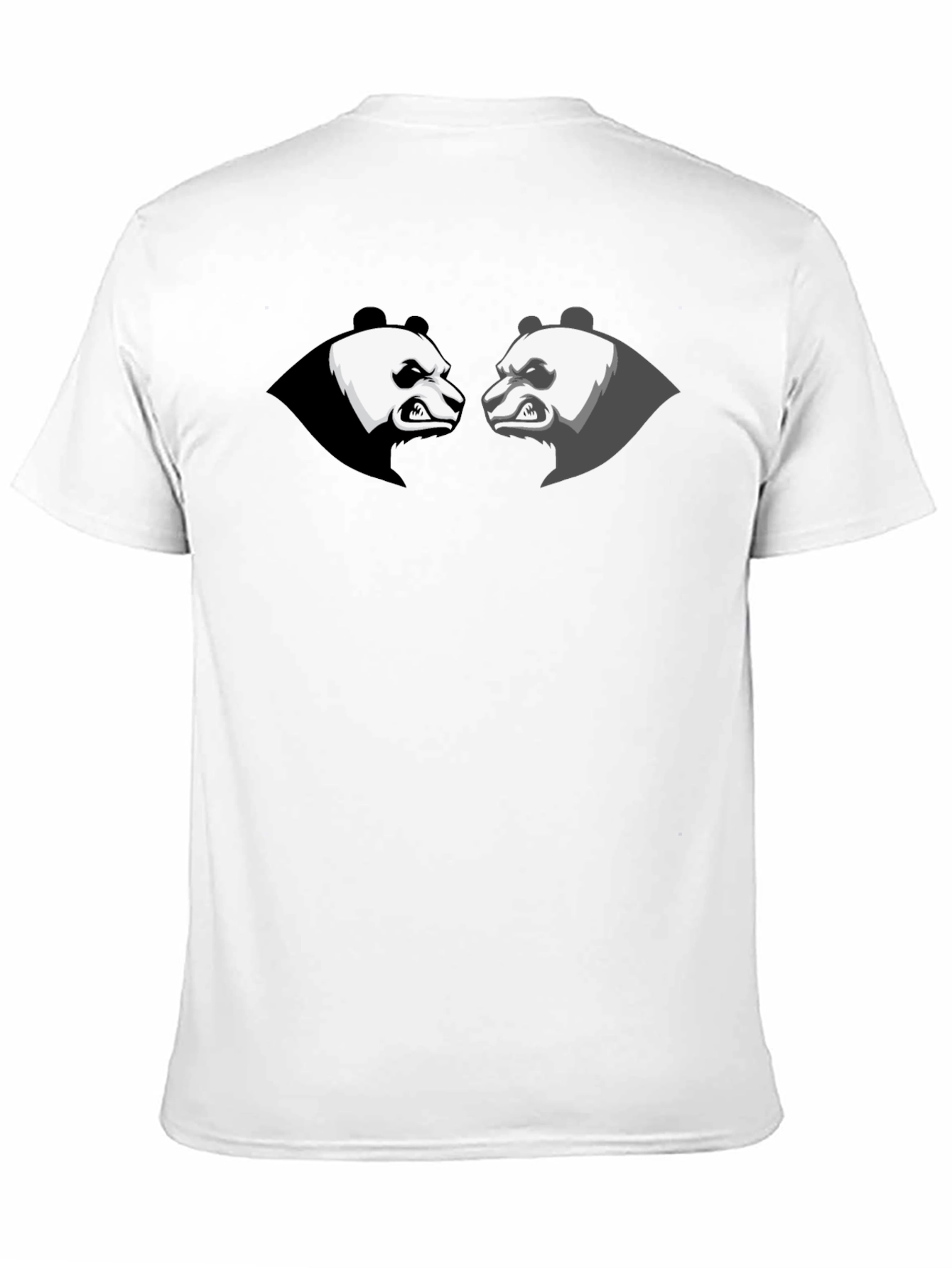 Angry Panda Graphic Tee - Black