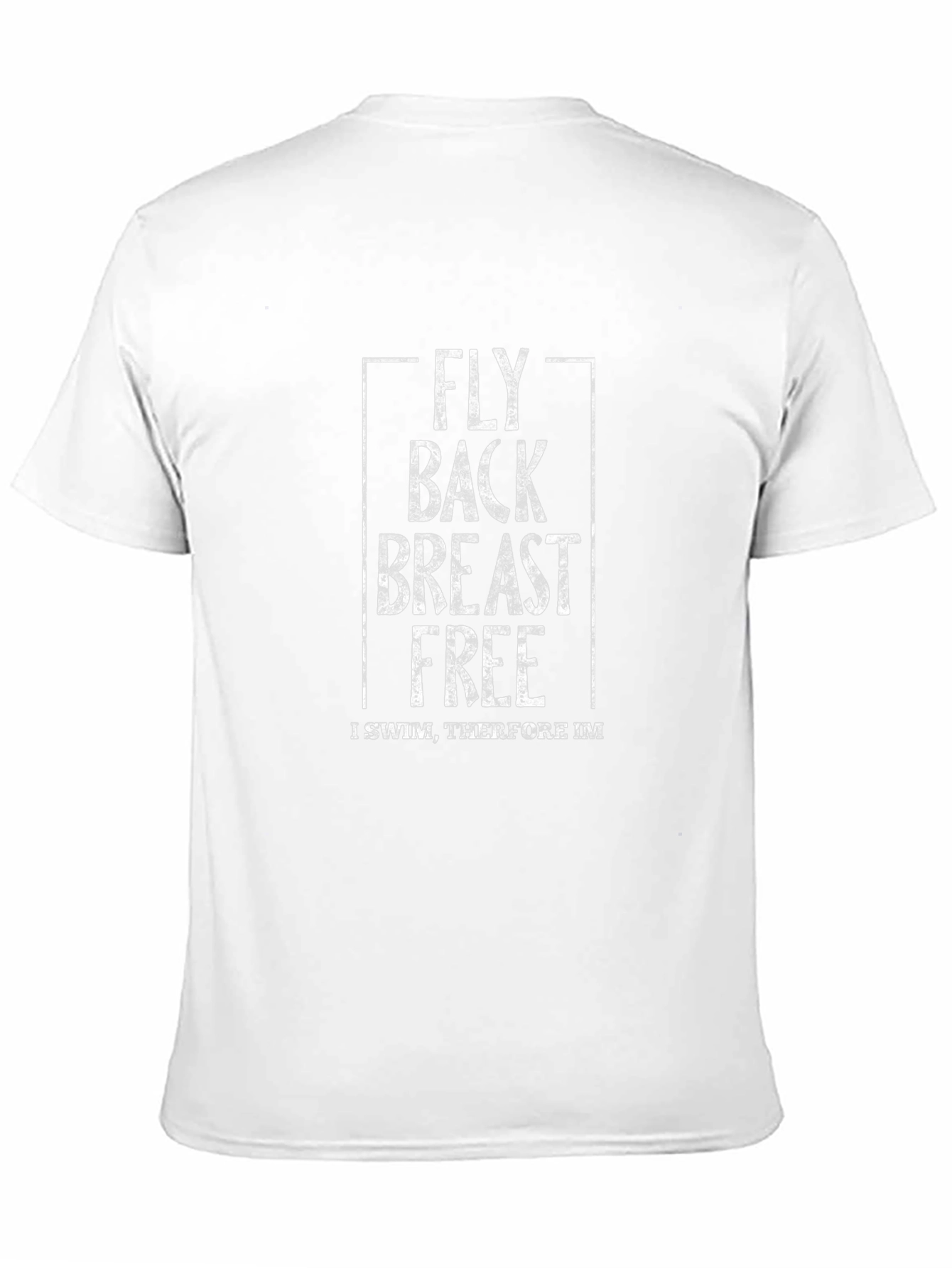Funny Swimmer T-Shirt - Fly Back Breast Free