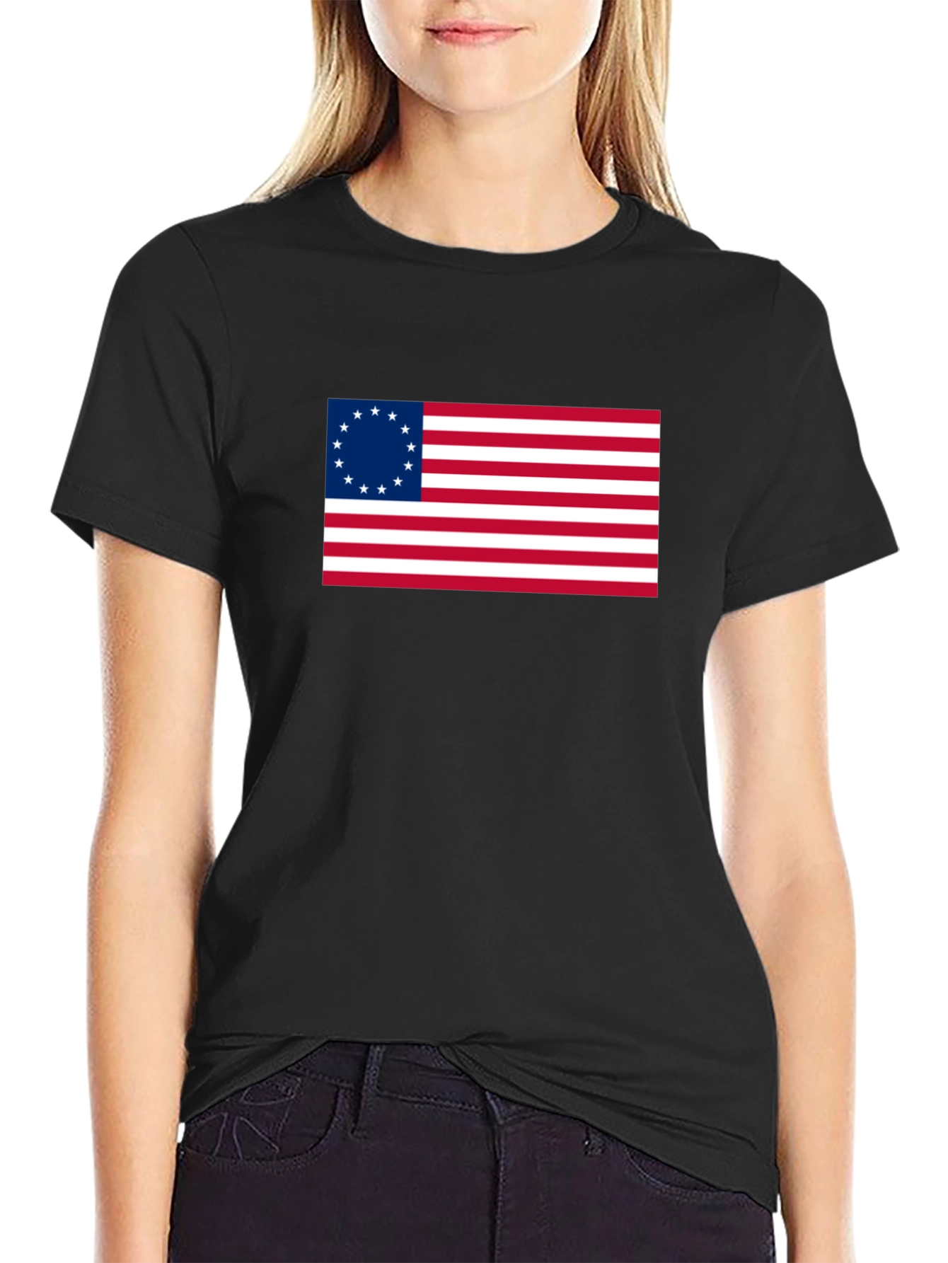 Betsy Ross Flag Graphic T-Shirt