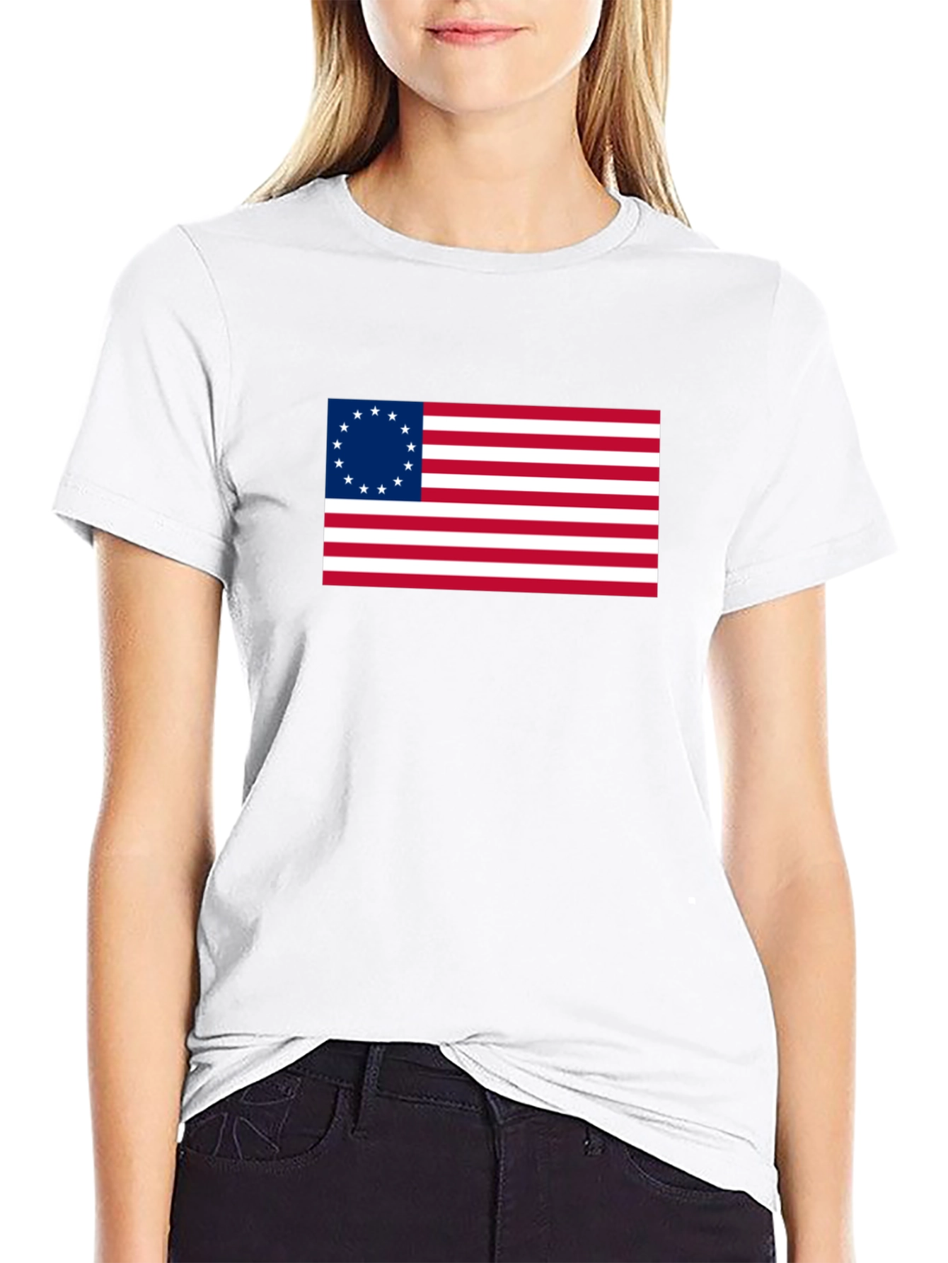 Betsy Ross Flag Graphic T-Shirt