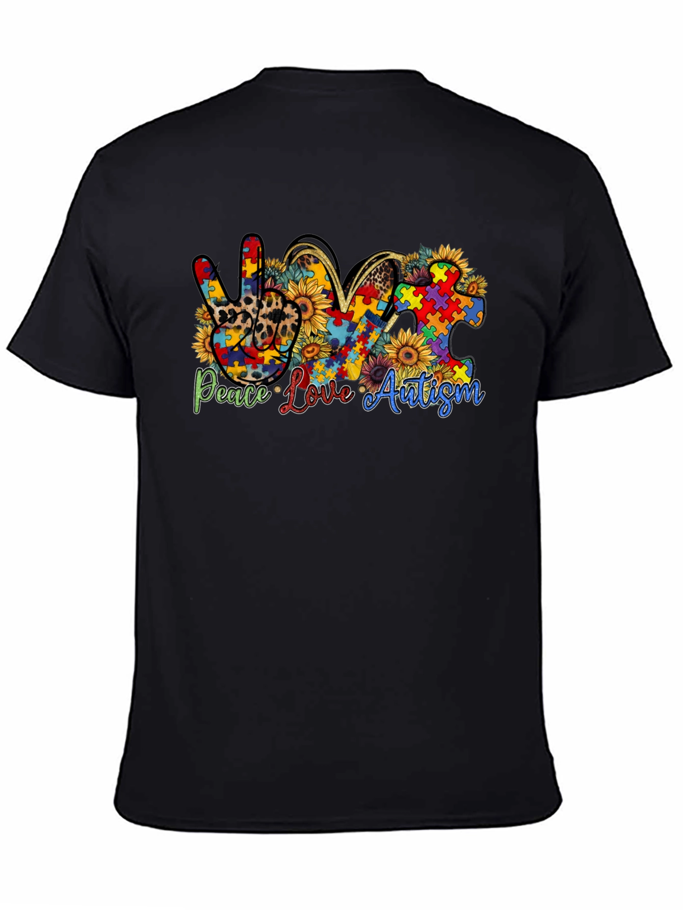 Peace Love Autism Awareness T-Shirt