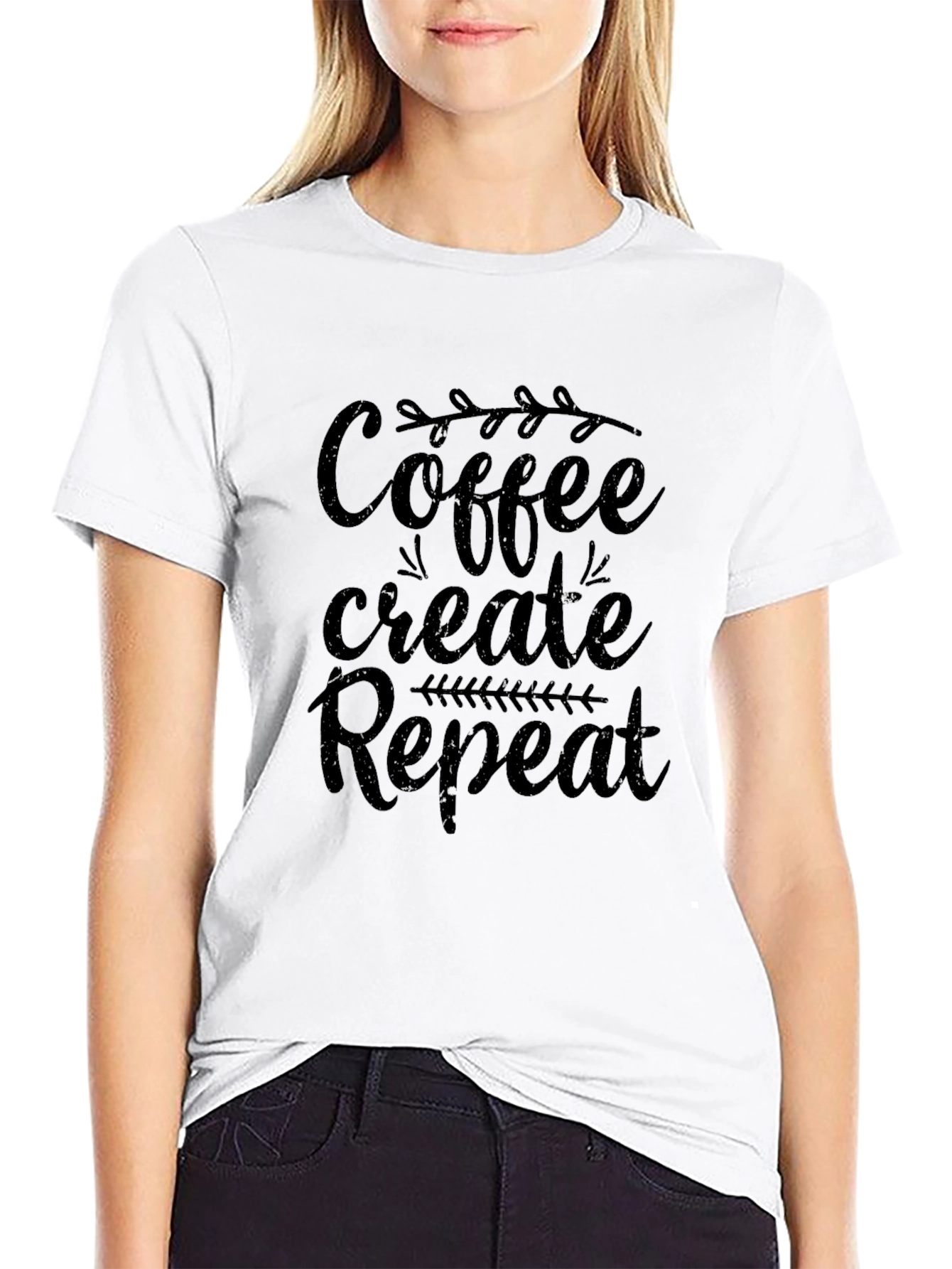 Coffee Create Repeat Graphic Tee