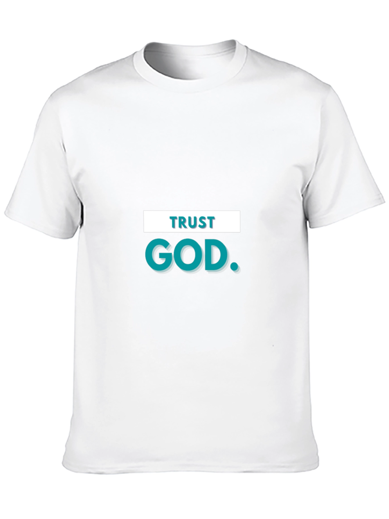 Trust God Graphic Black T-Shirt