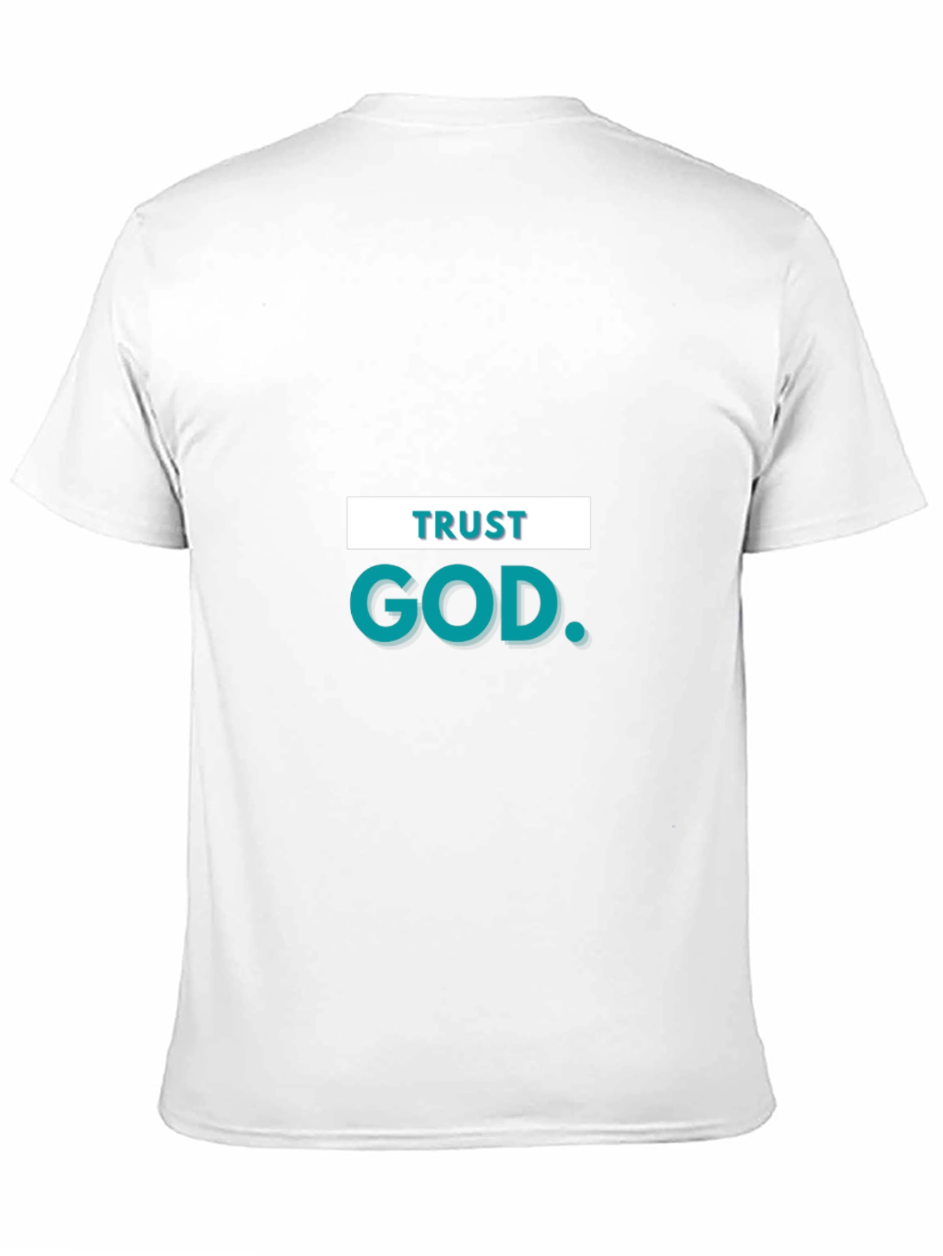 Trust God Graphic Black T-Shirt