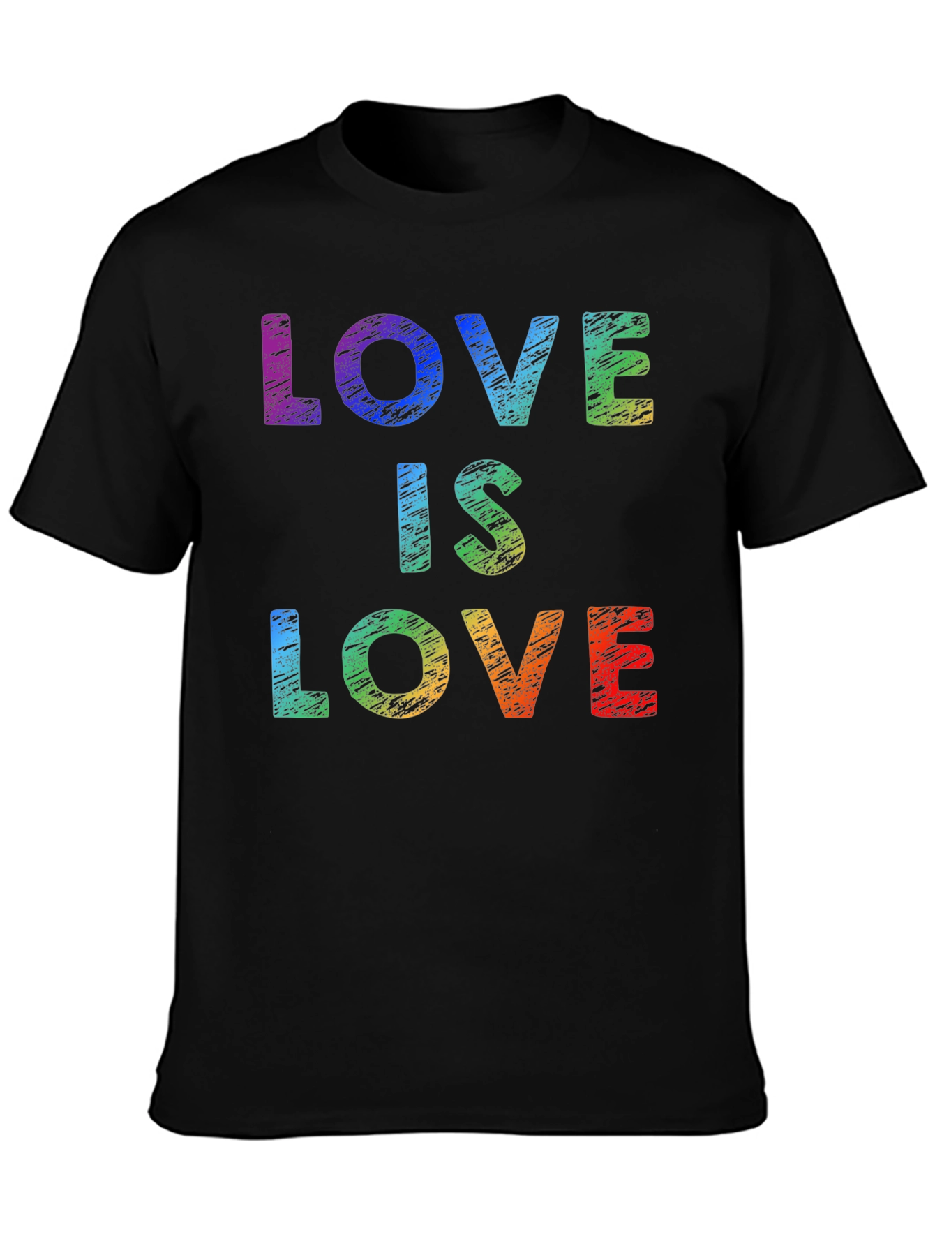 Love is Love LGBTQ+ Pride Rainbow T-Shirt