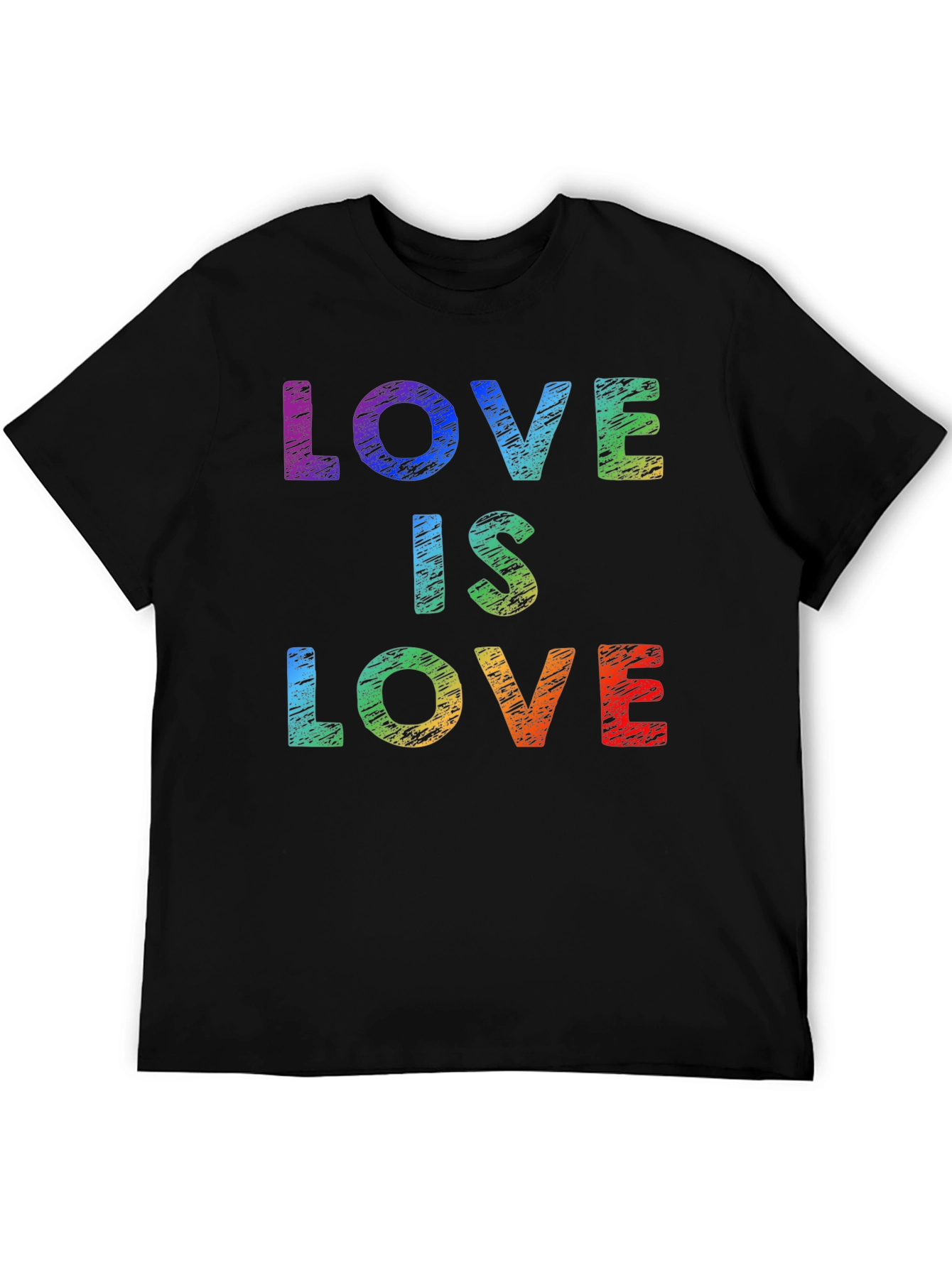 Love is Love LGBTQ+ Pride Rainbow T-Shirt