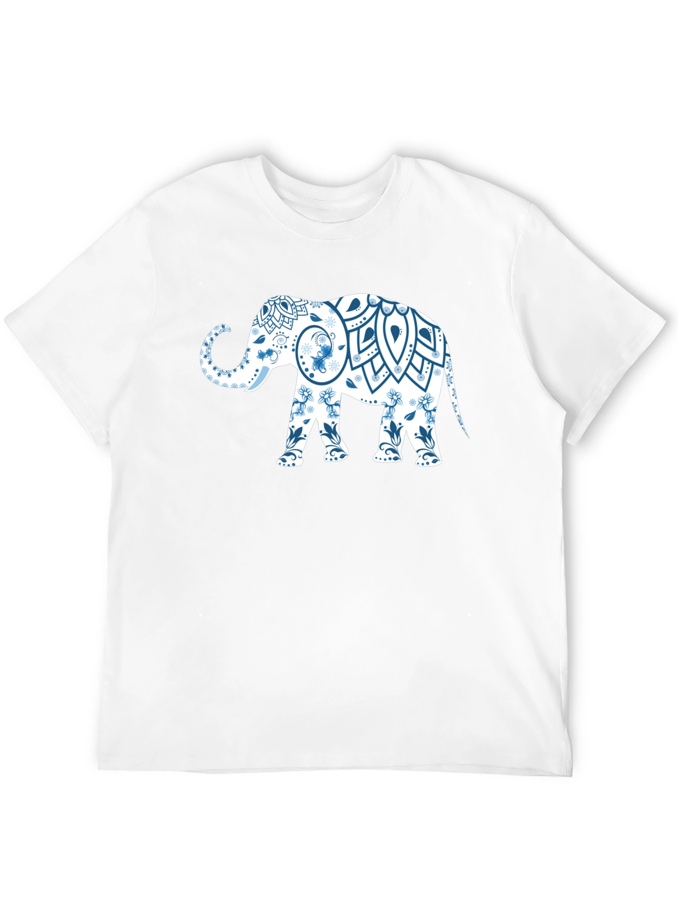 Elephant Mandala Black T-Shirt - Unique Graphic Tee