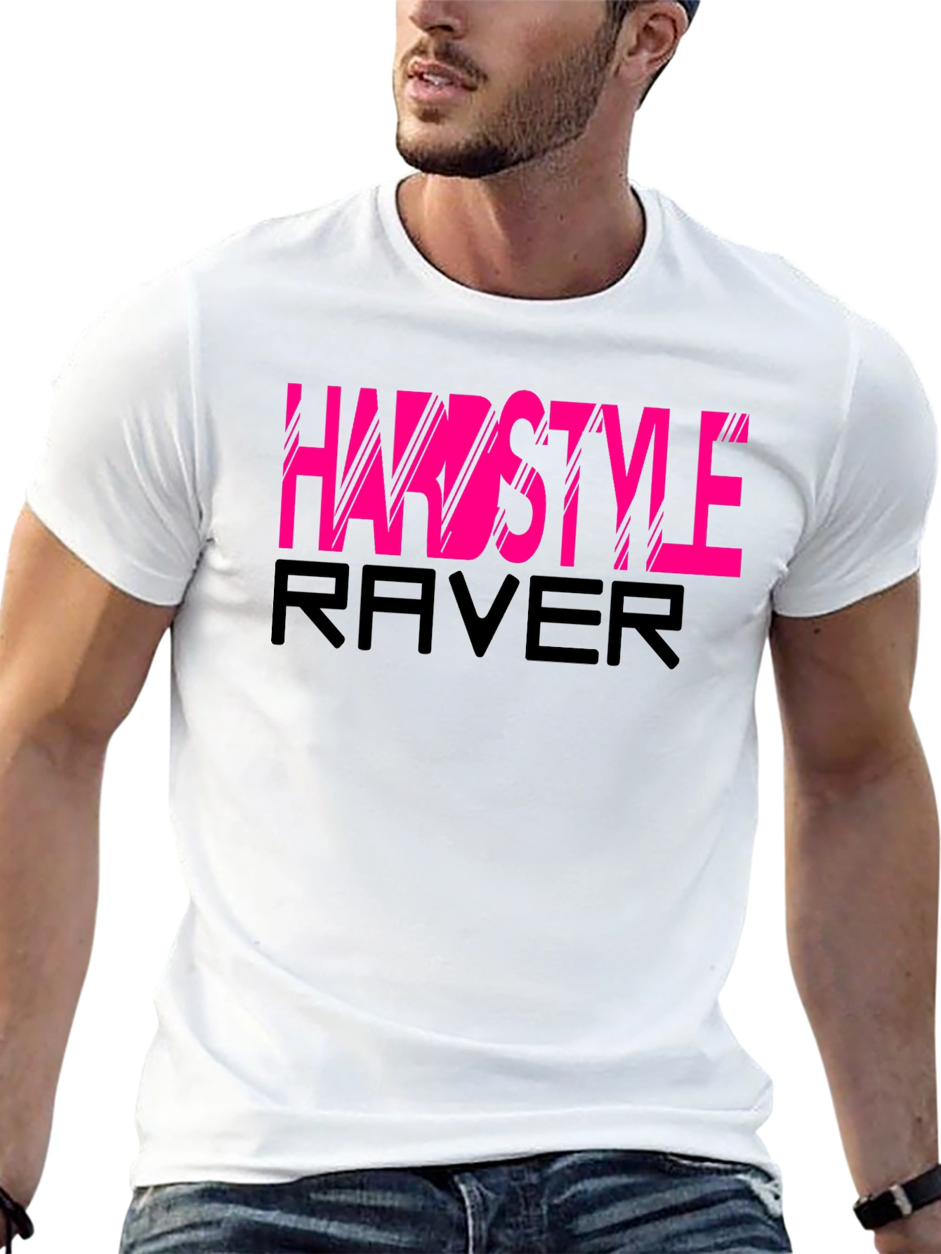 Hairstyle Raver Graphic Tee - Black