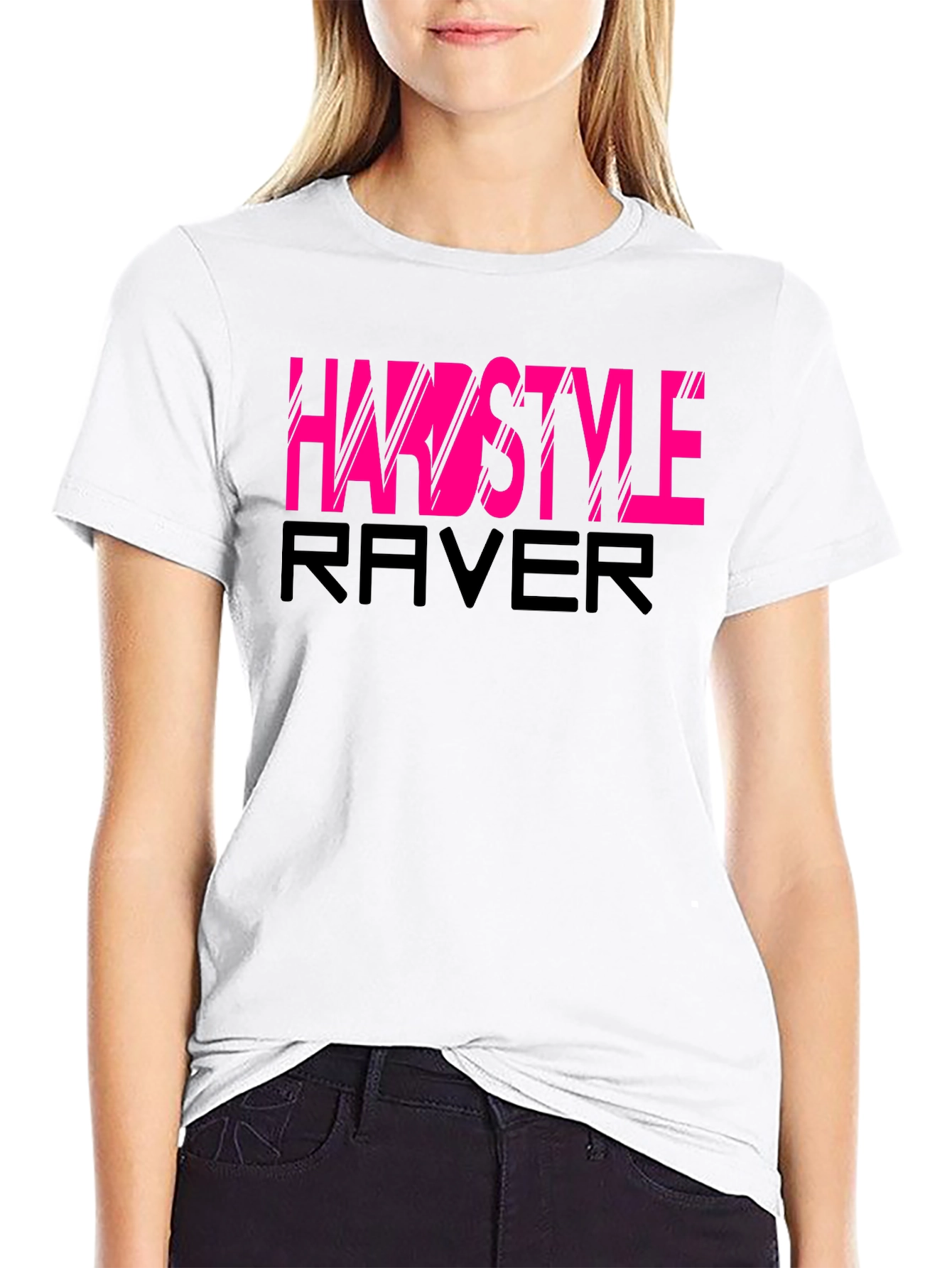 Hairstyle Raver Graphic Tee - Black