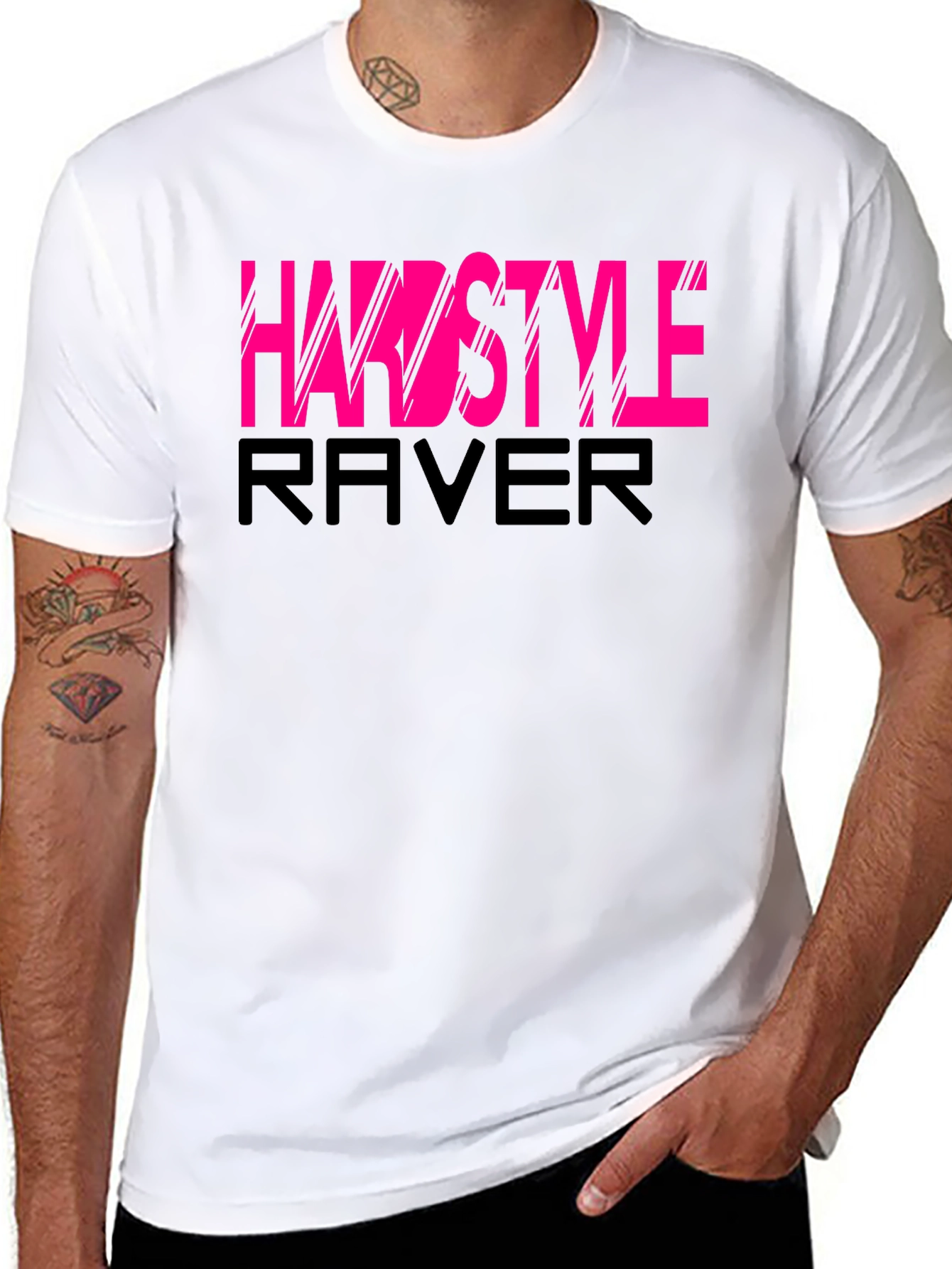 Hairstyle Raver Graphic Tee - Black