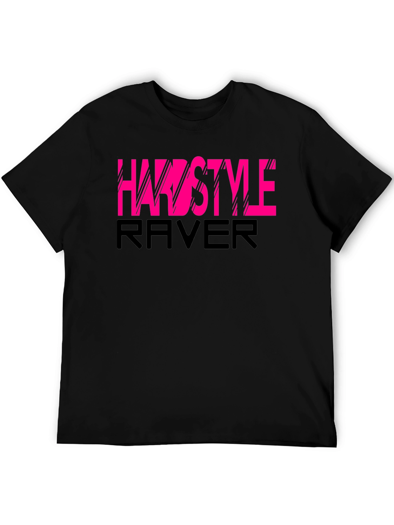 Hairstyle Raver Graphic Tee - Black