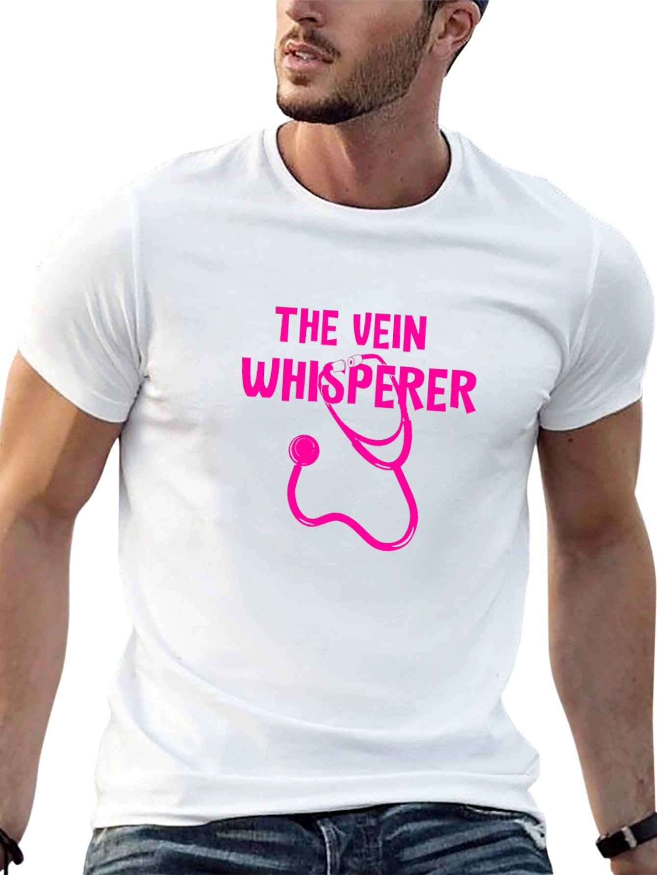 The Vein Whisperer Graphic T-Shirt - Phlebotomist Tee
