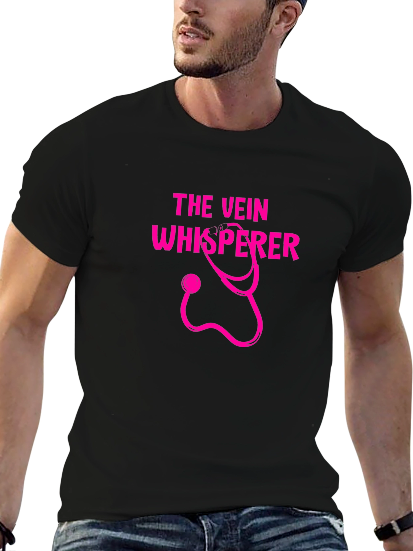 The Vein Whisperer Graphic T-Shirt - Phlebotomist Tee