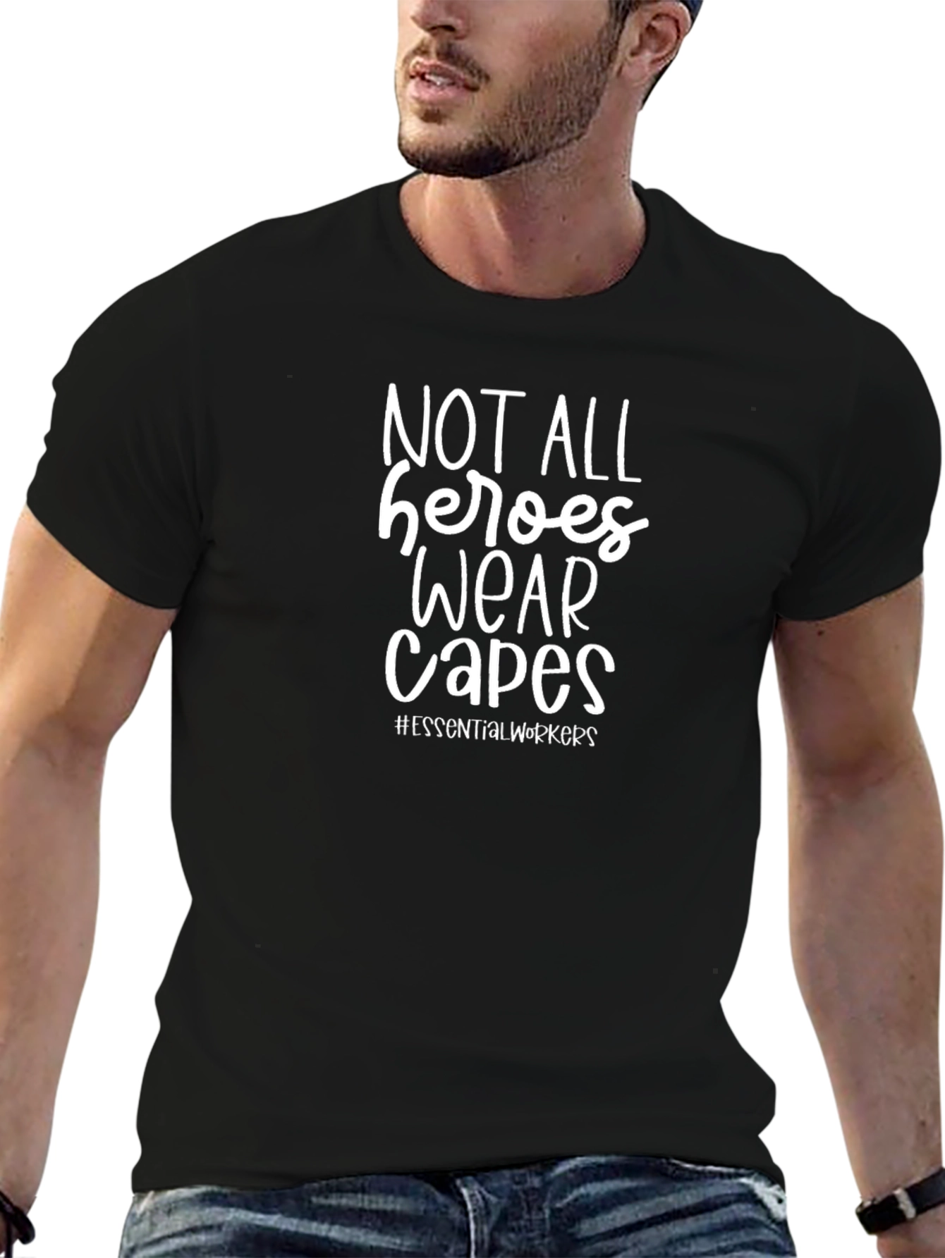 Heroes Wear Capes Graphic T-Shirt