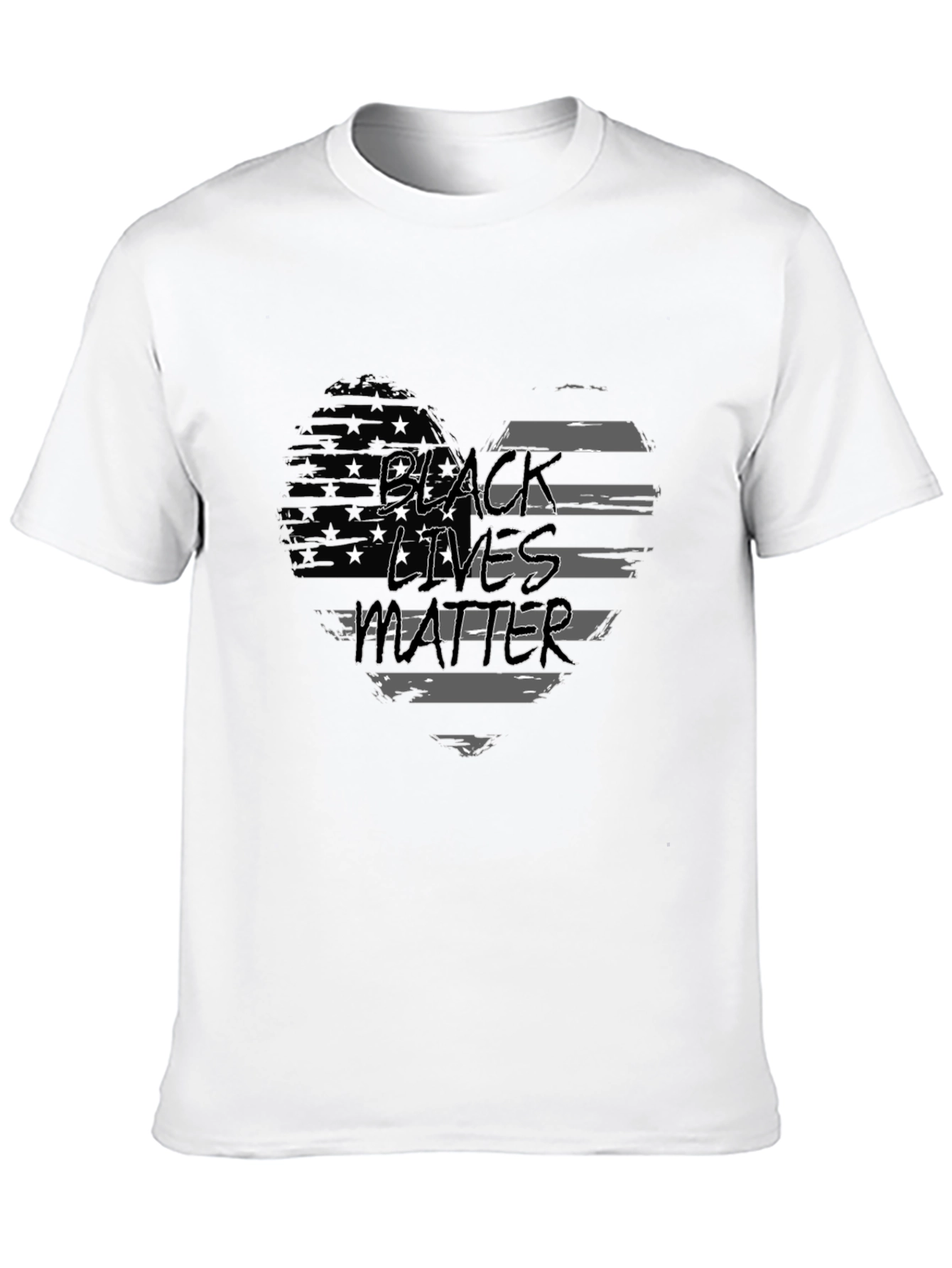 Black Lives Matter Heart Graphic T-Shirt