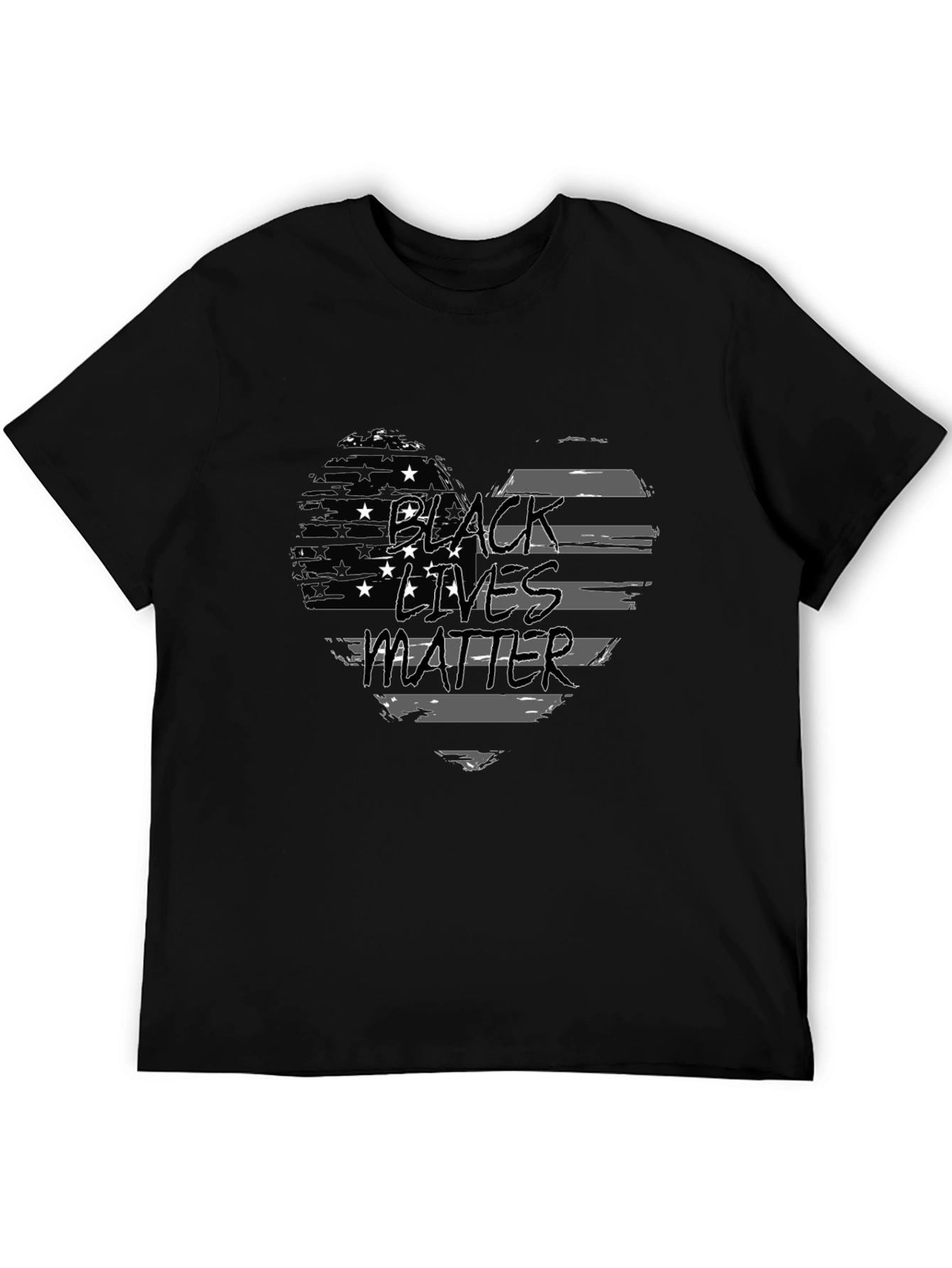 Black Lives Matter Heart Graphic T-Shirt