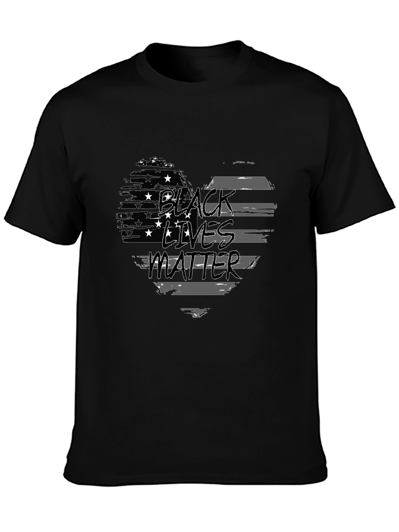Black Lives Matter Heart Graphic T-Shirt