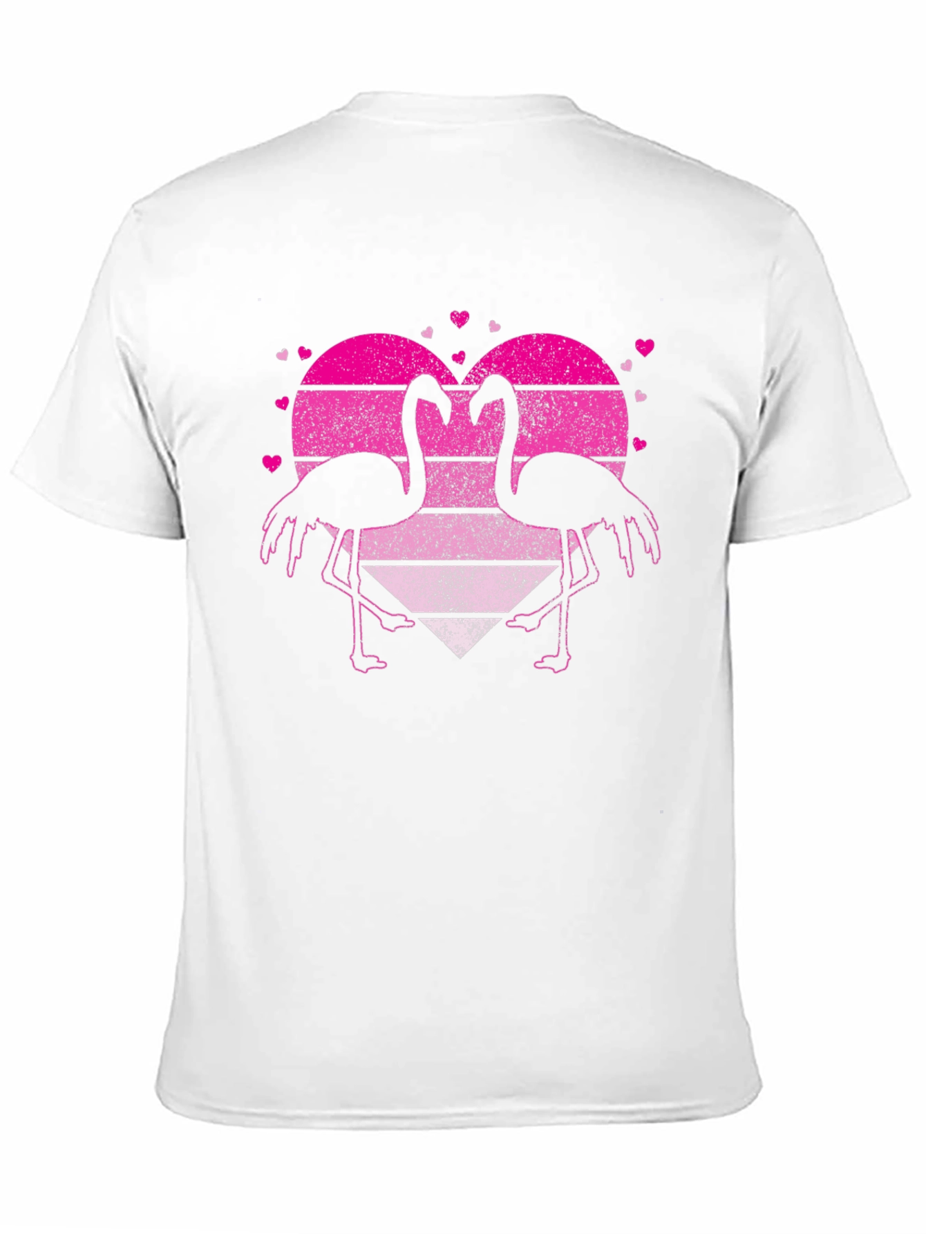 Flamingo Heart Graphic T-Shirt