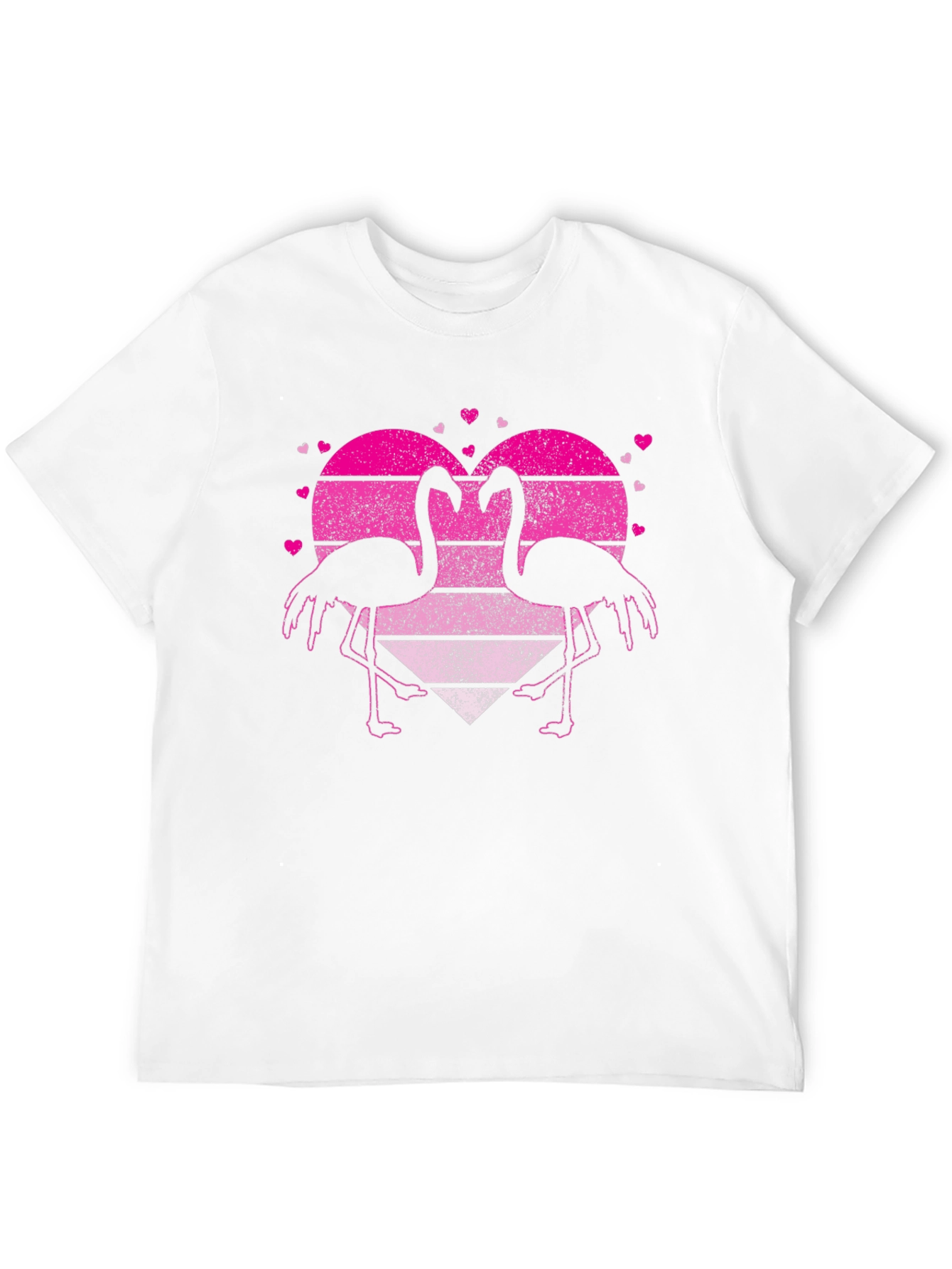Flamingo Heart Graphic T-Shirt