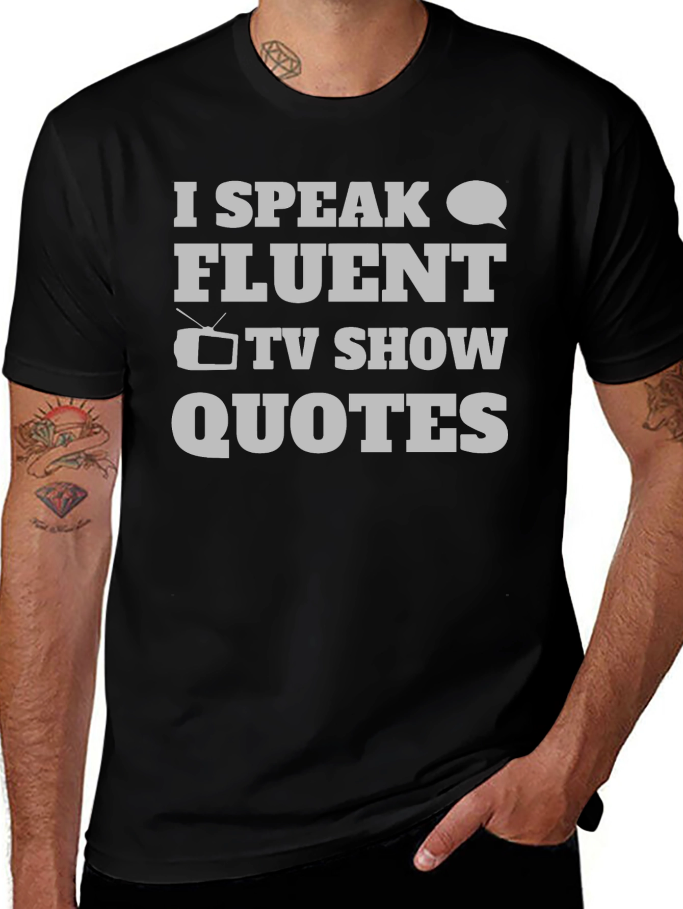 Fluent TV Show Quotes Graphic Tee